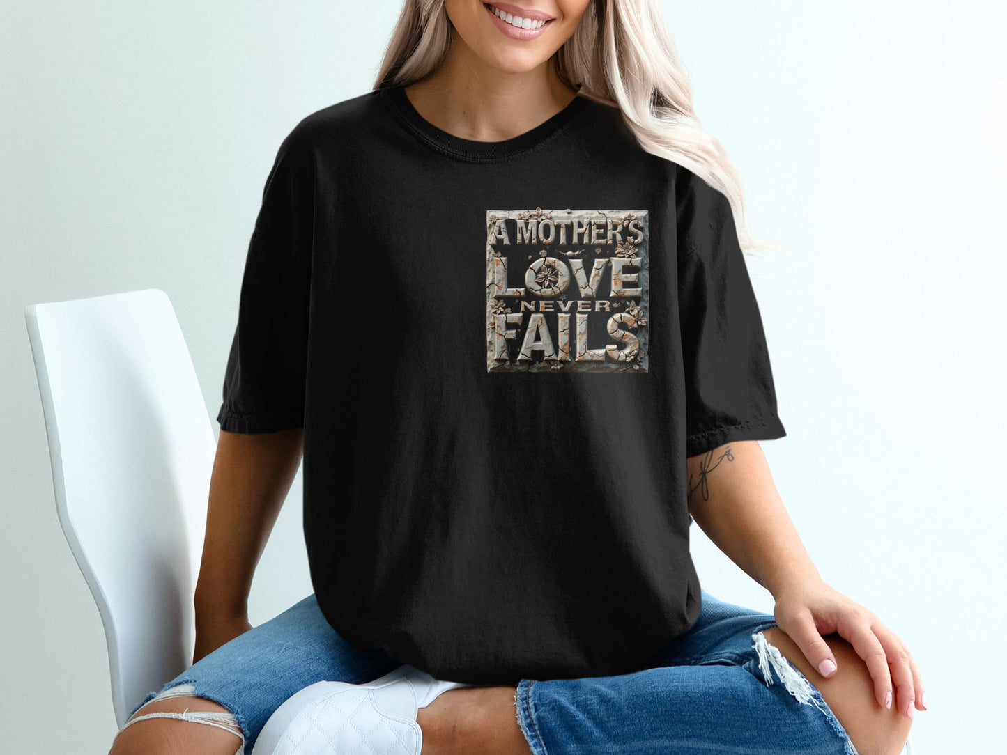 A Mothers Love Never Fails Graphic T Shirt product