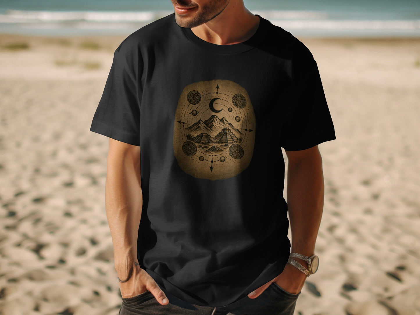 Mystical Mountain Adventure Graphic T-Shirt product