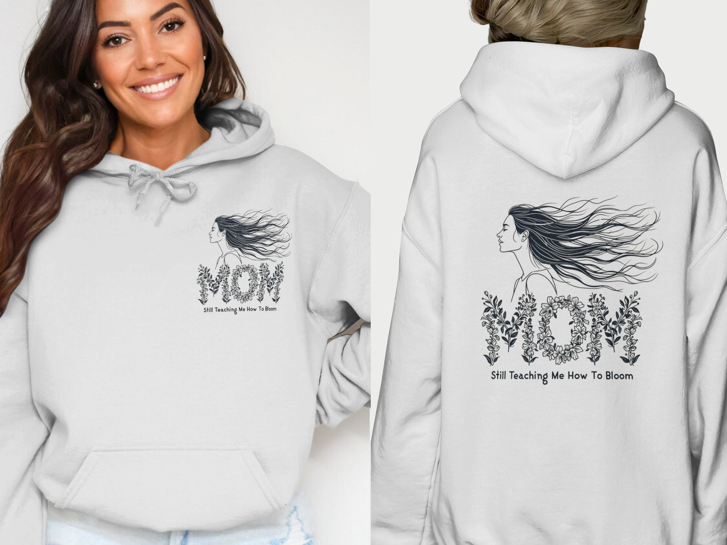 MOM Still Teaching Me How To Bloom hoodie product