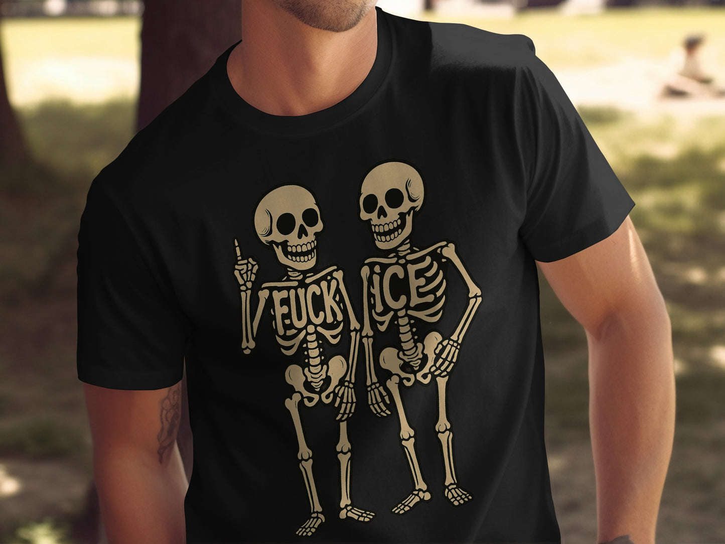 Skeletal Graphic Fun Unisex T-shirt Product