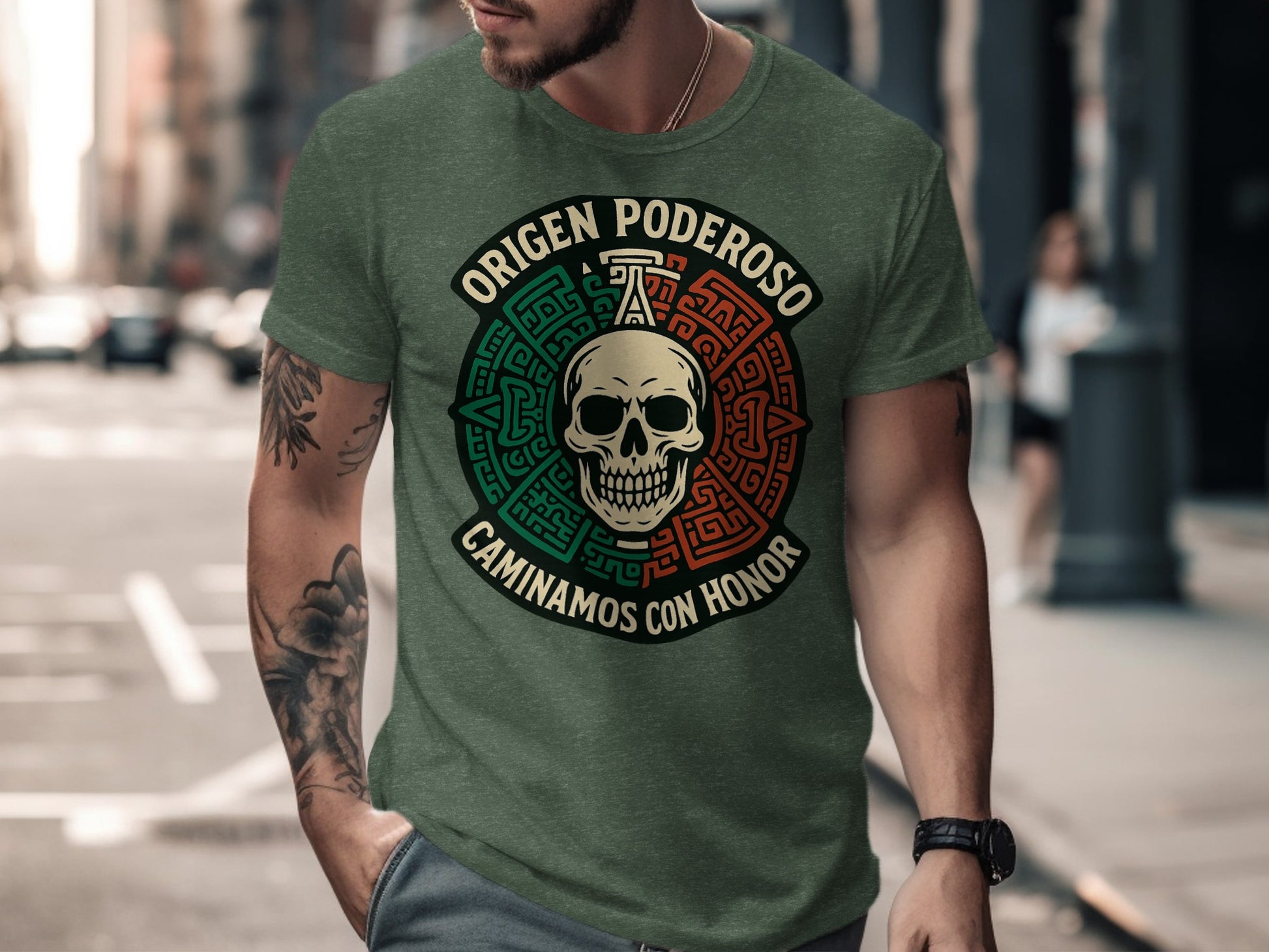 Origen Poderoso Camina Con Honor Graphic T-Shirt product