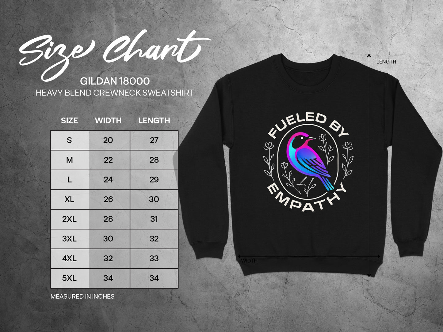 Fueled by Empathy Graphic Crewneck Sweatshirt product type