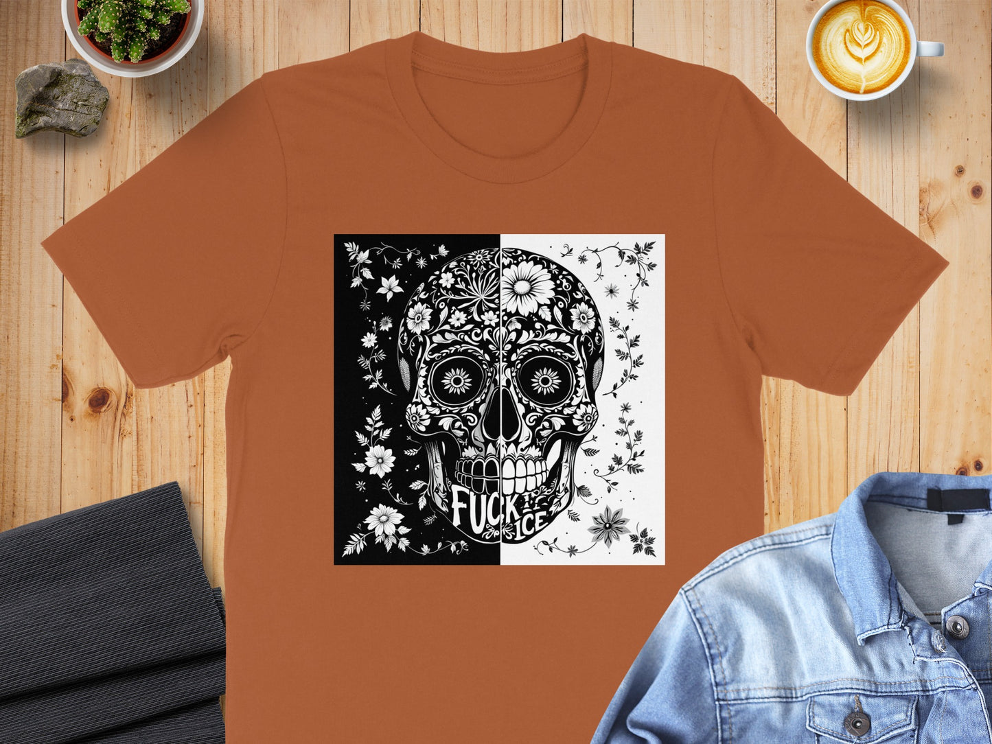 Edgy Skull Artwork T-shirt for Bold Fashion Statement product