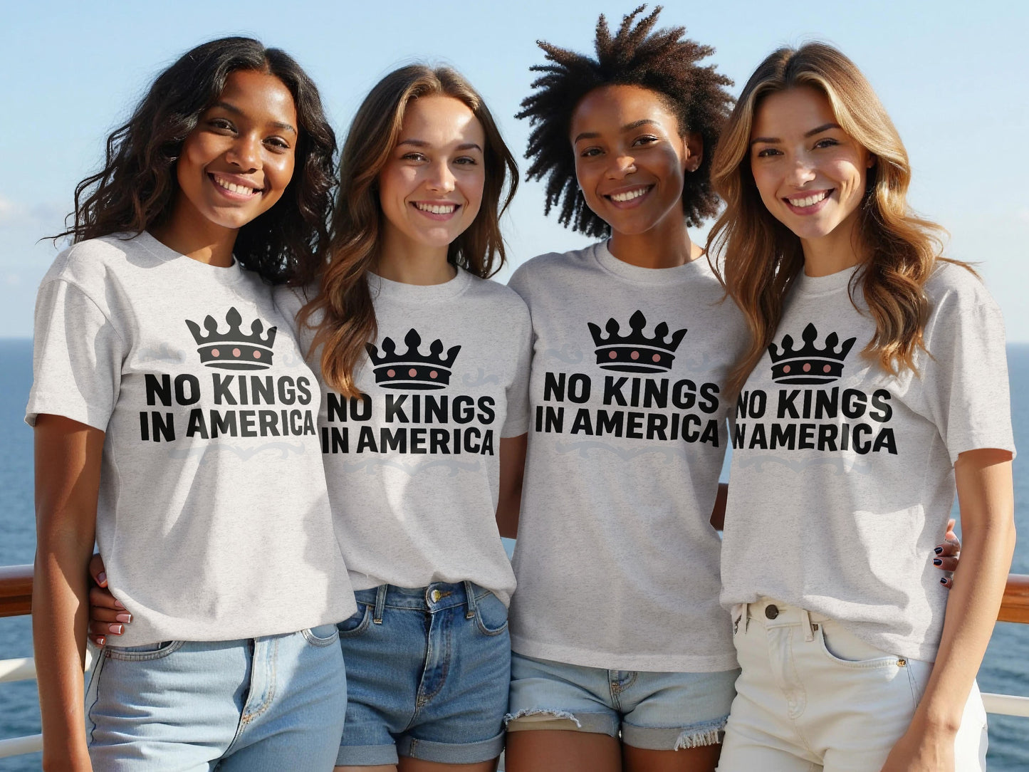 No Kings In America Stylish Statement Shirt product