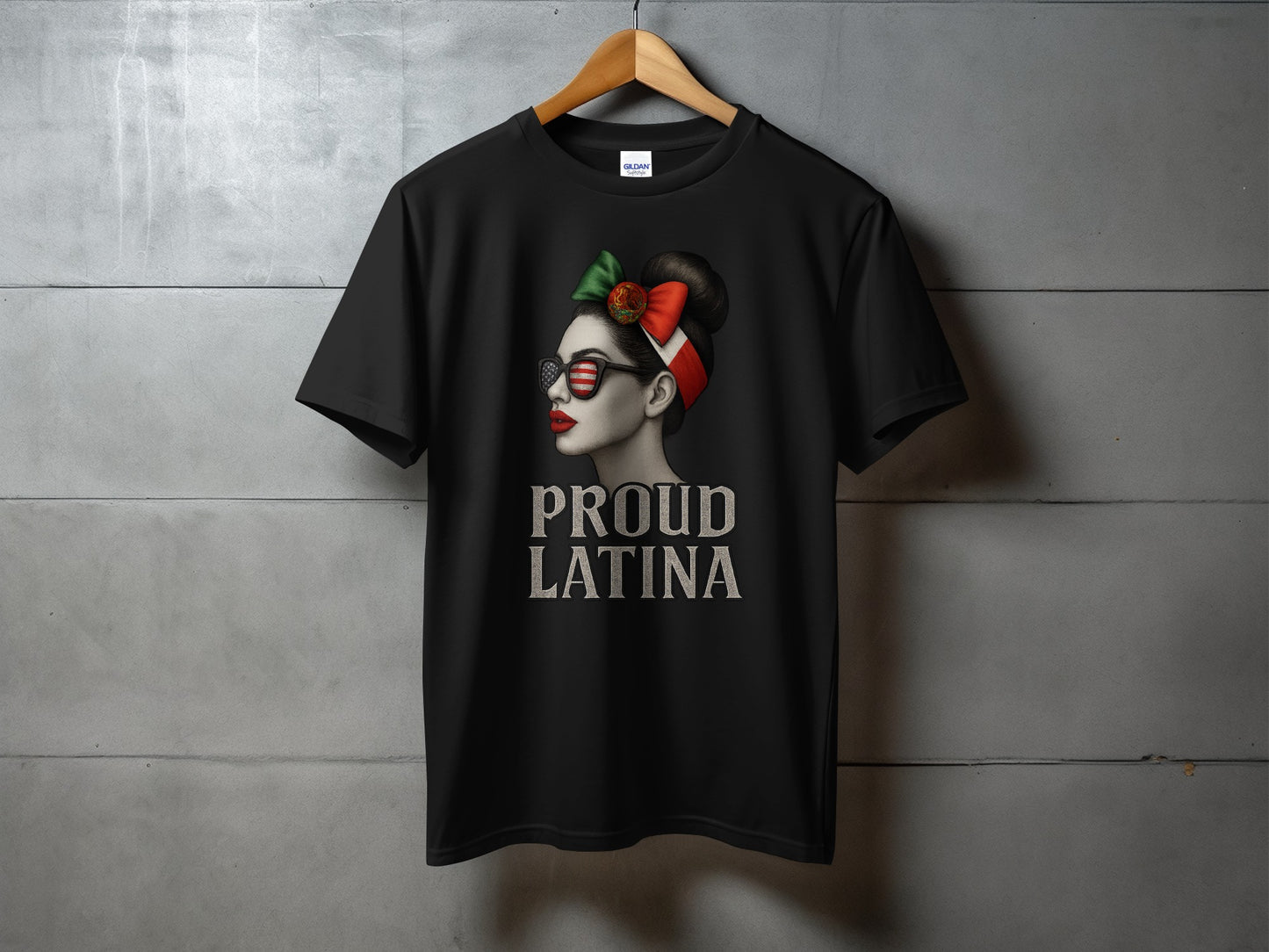 Proud Latina Graphic T-Shirt Black Unisex product type