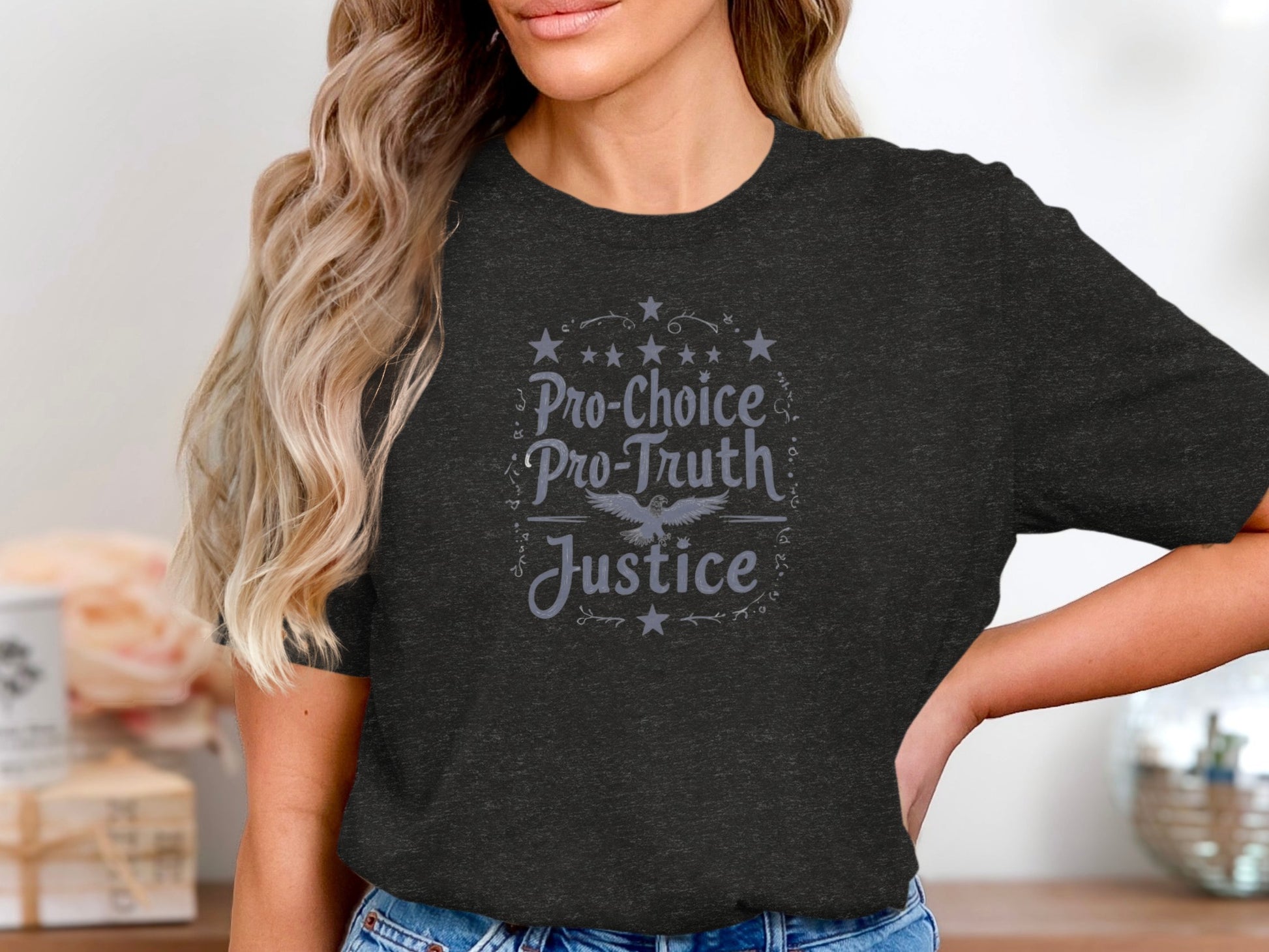 Pro-Choice Pro-Truth Justice Statement T-Shirt product
