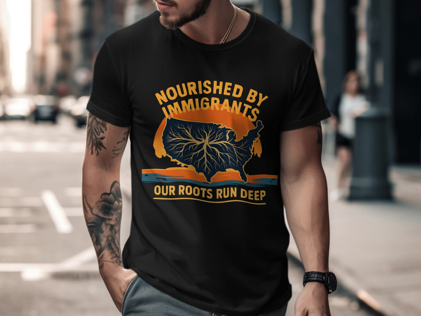 Nourished By Immigrants Graphic T-shirt product type