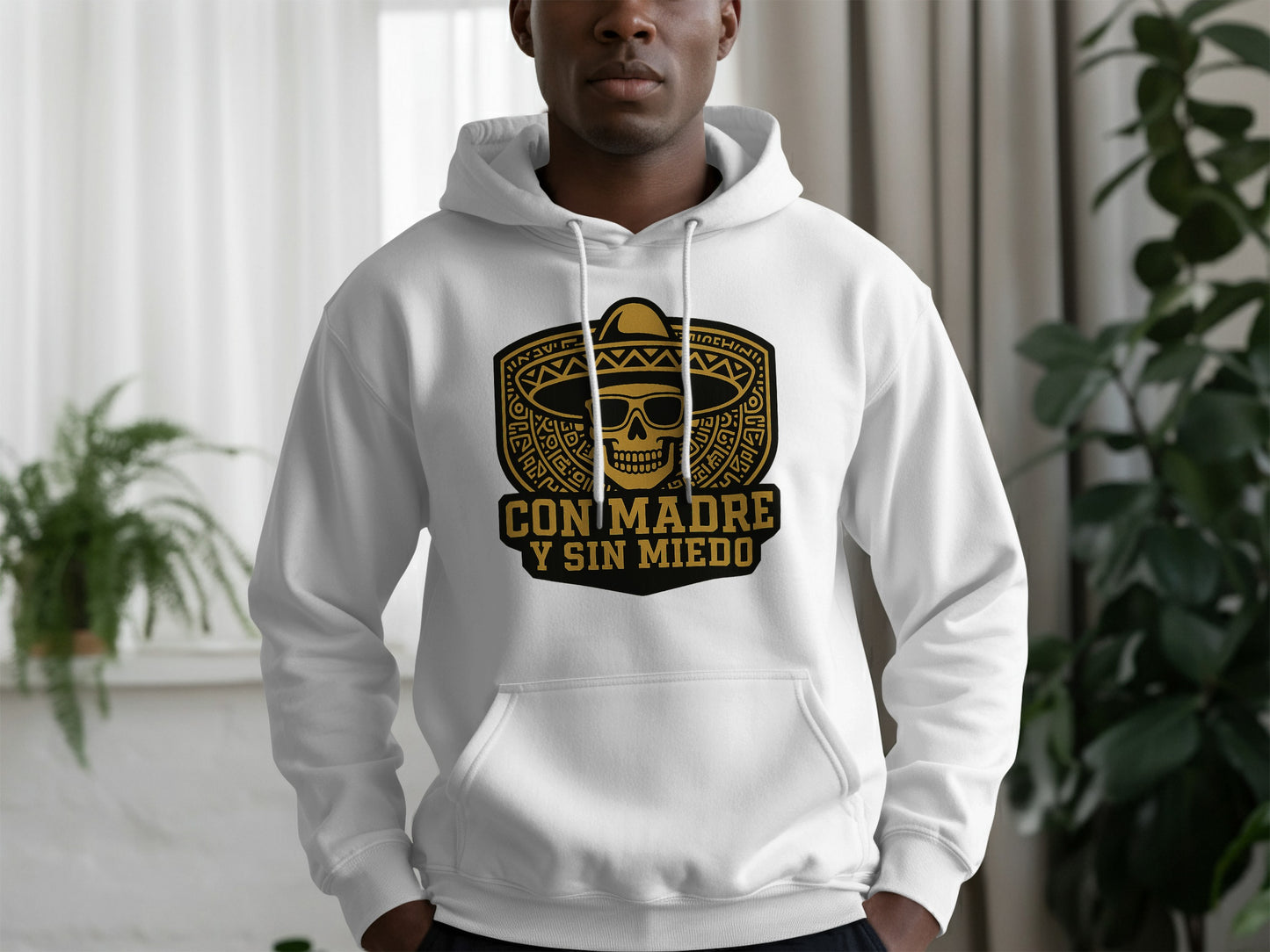 Con Madre Y Sin Miedo Print Hoodie product