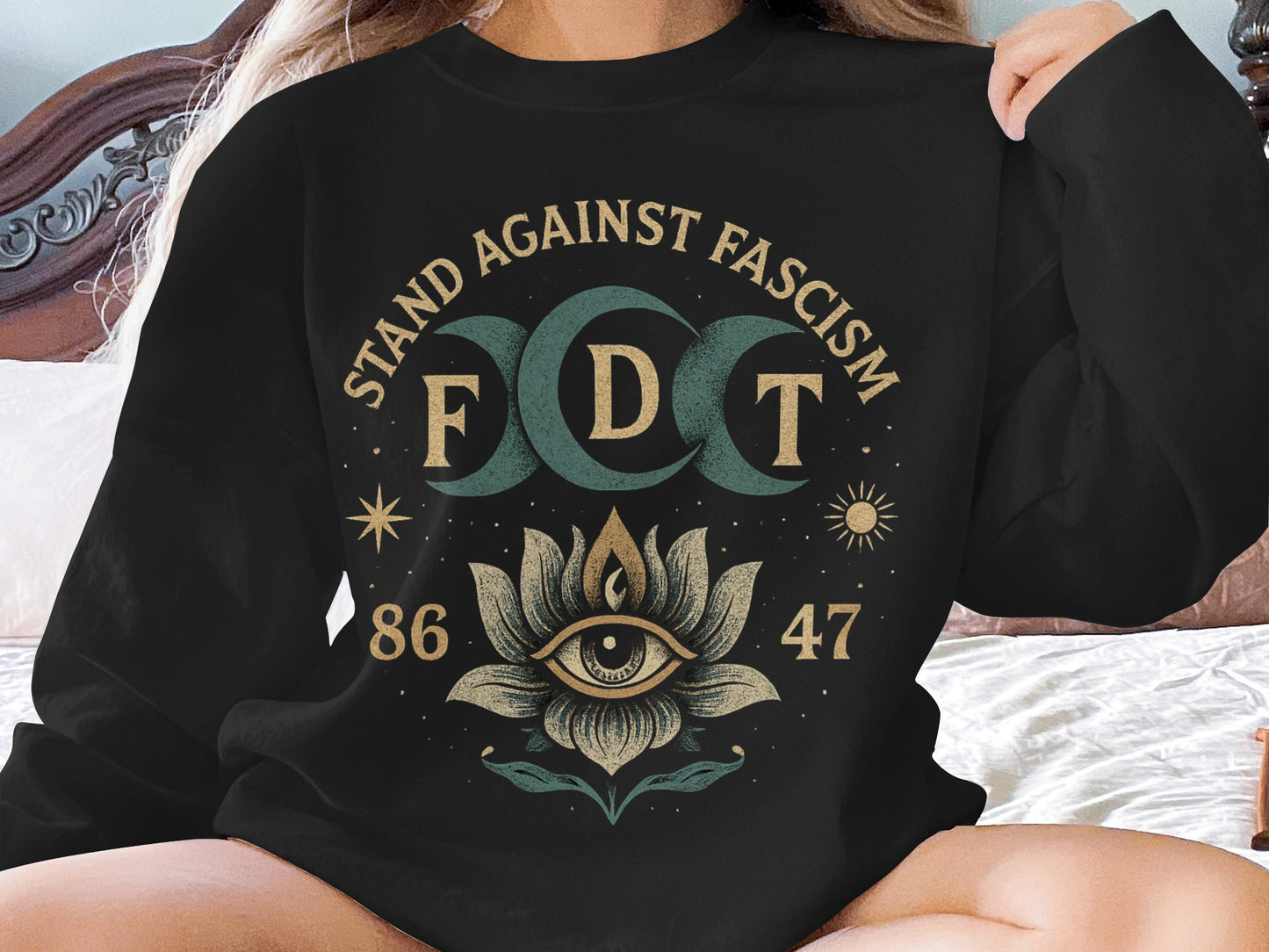 Stand Against Fascism FDT Eye Symbol Product