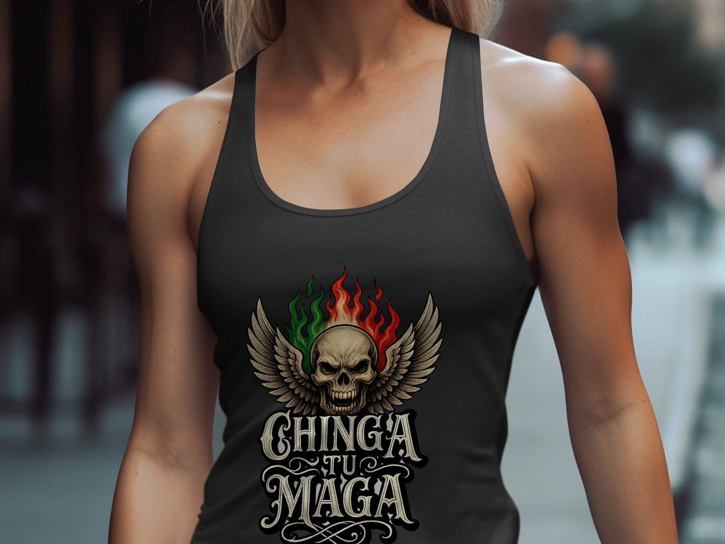 Chinga Tu Maga Graphic Tank Top Product