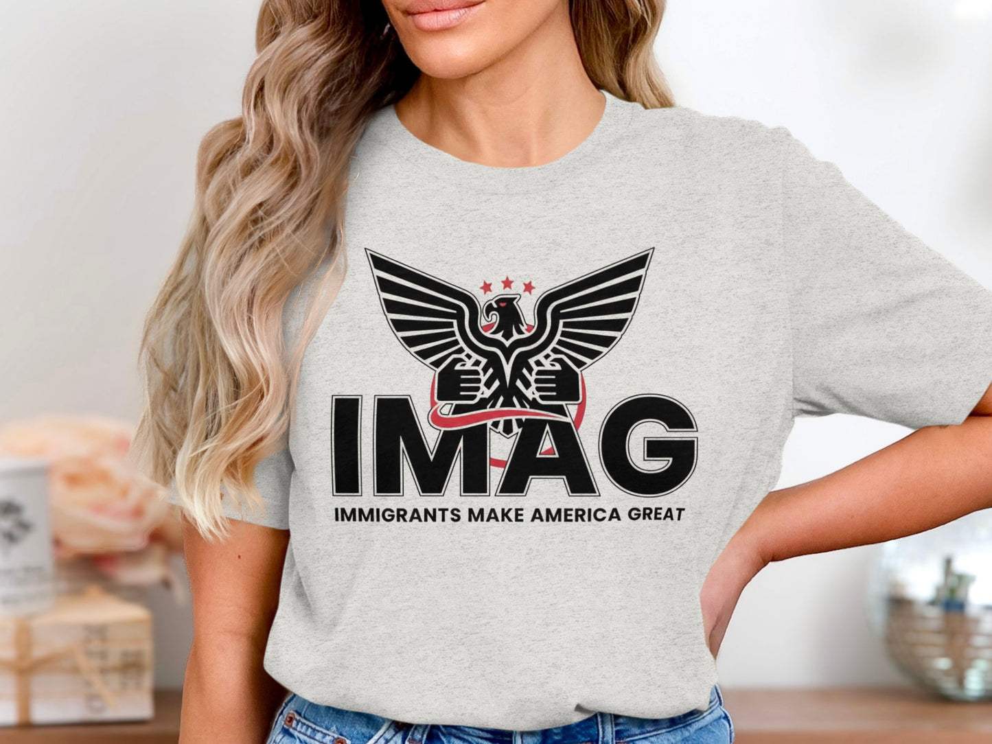 Immigrants Make America Great IMAG T-shirt product