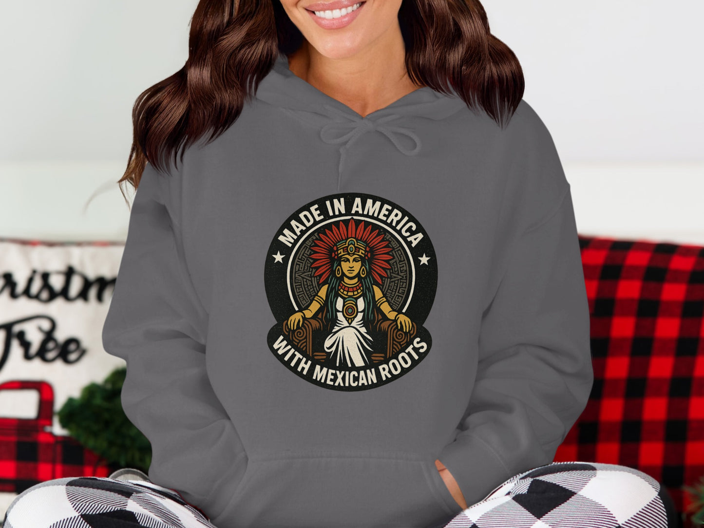 Made in America with Mexican Roots Hoodie product type