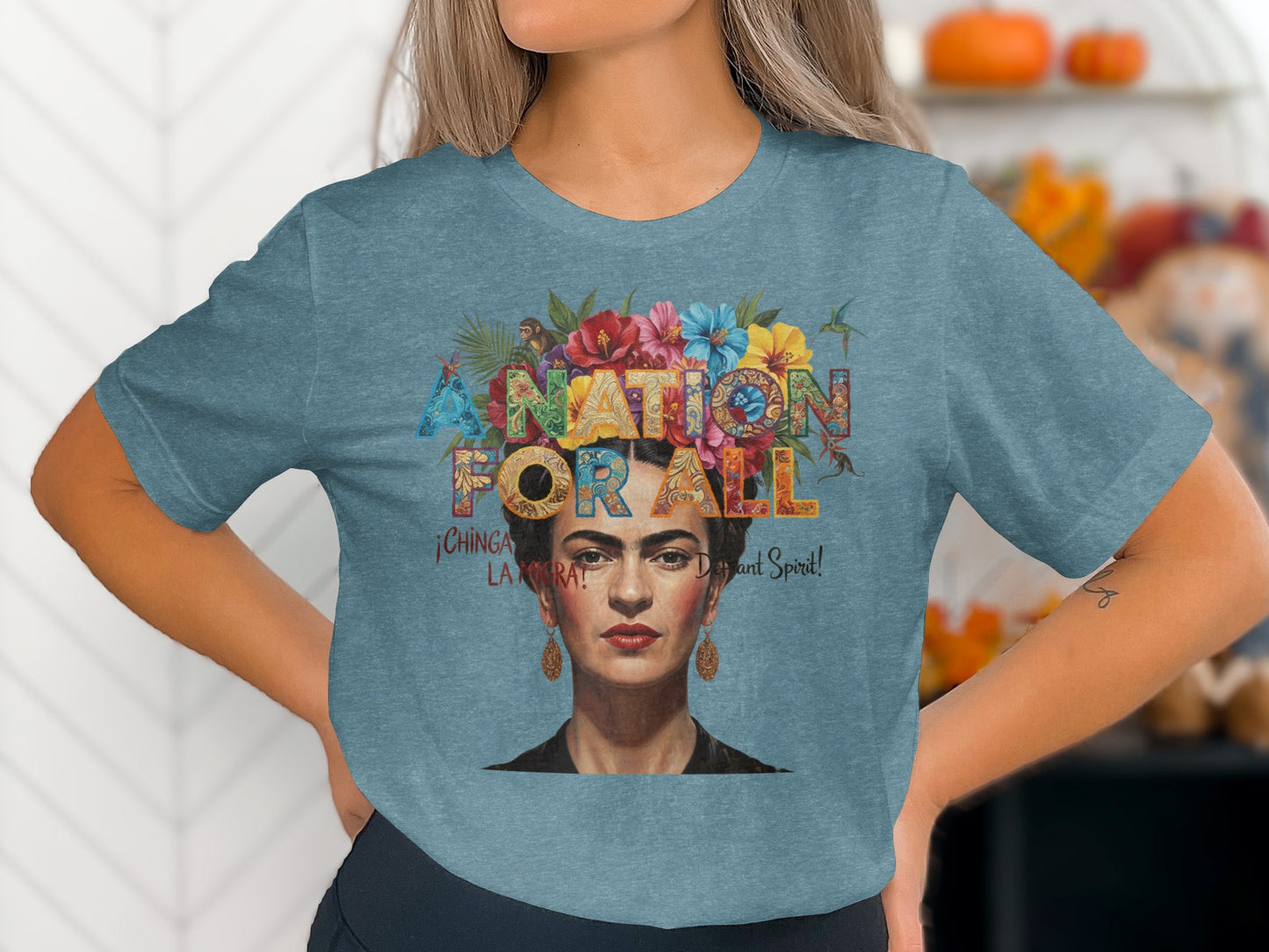 A Nation For All Graphic T-shirt for Bold Statement product type