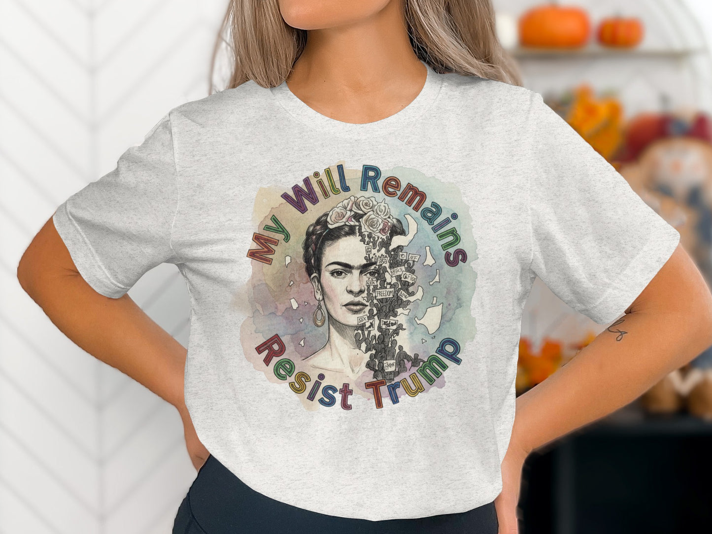 My Will Remains Resist Trump T-shirt product