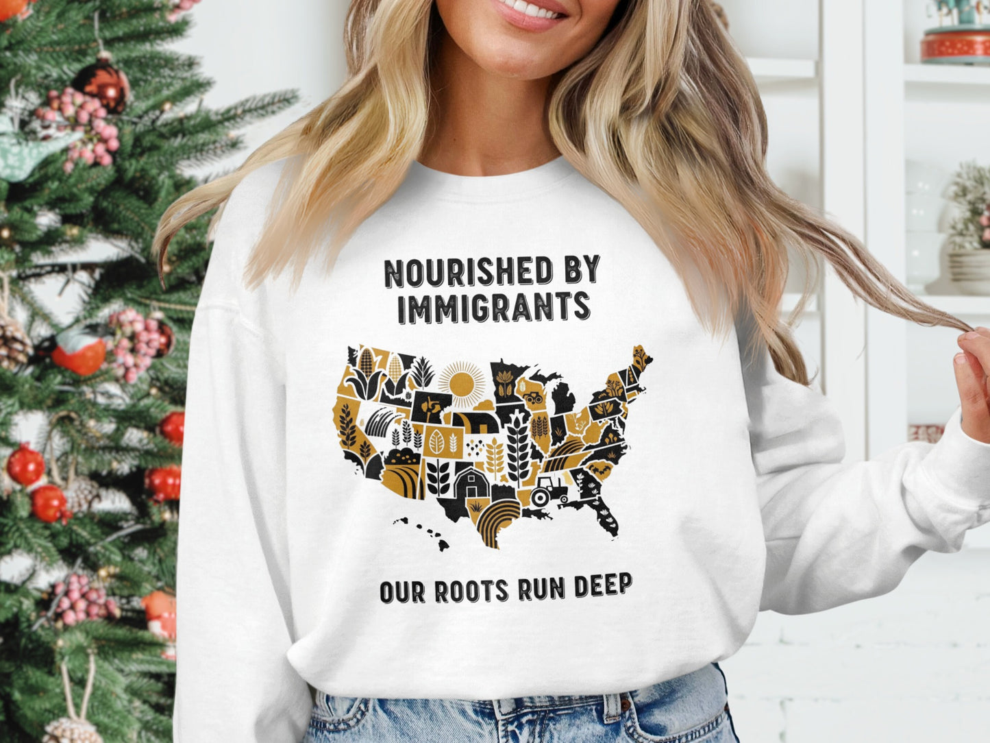 Nourished By Immigrants Our Roots Run Deep product type