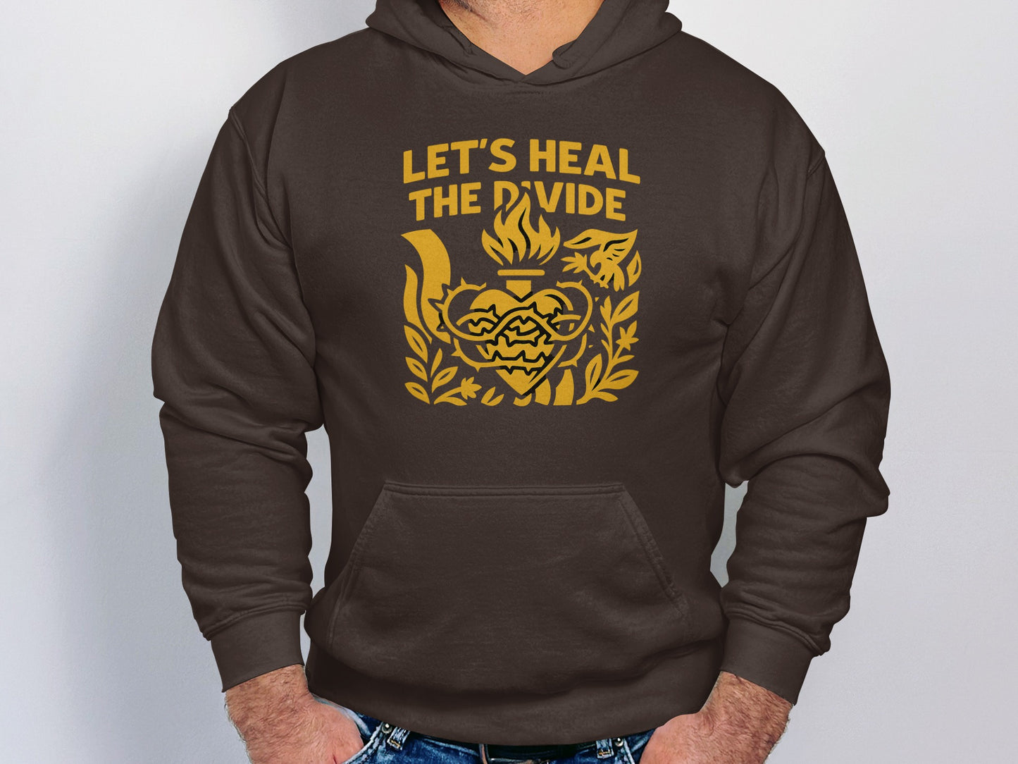 Let's Heal The Divide Themed Hoodie Product