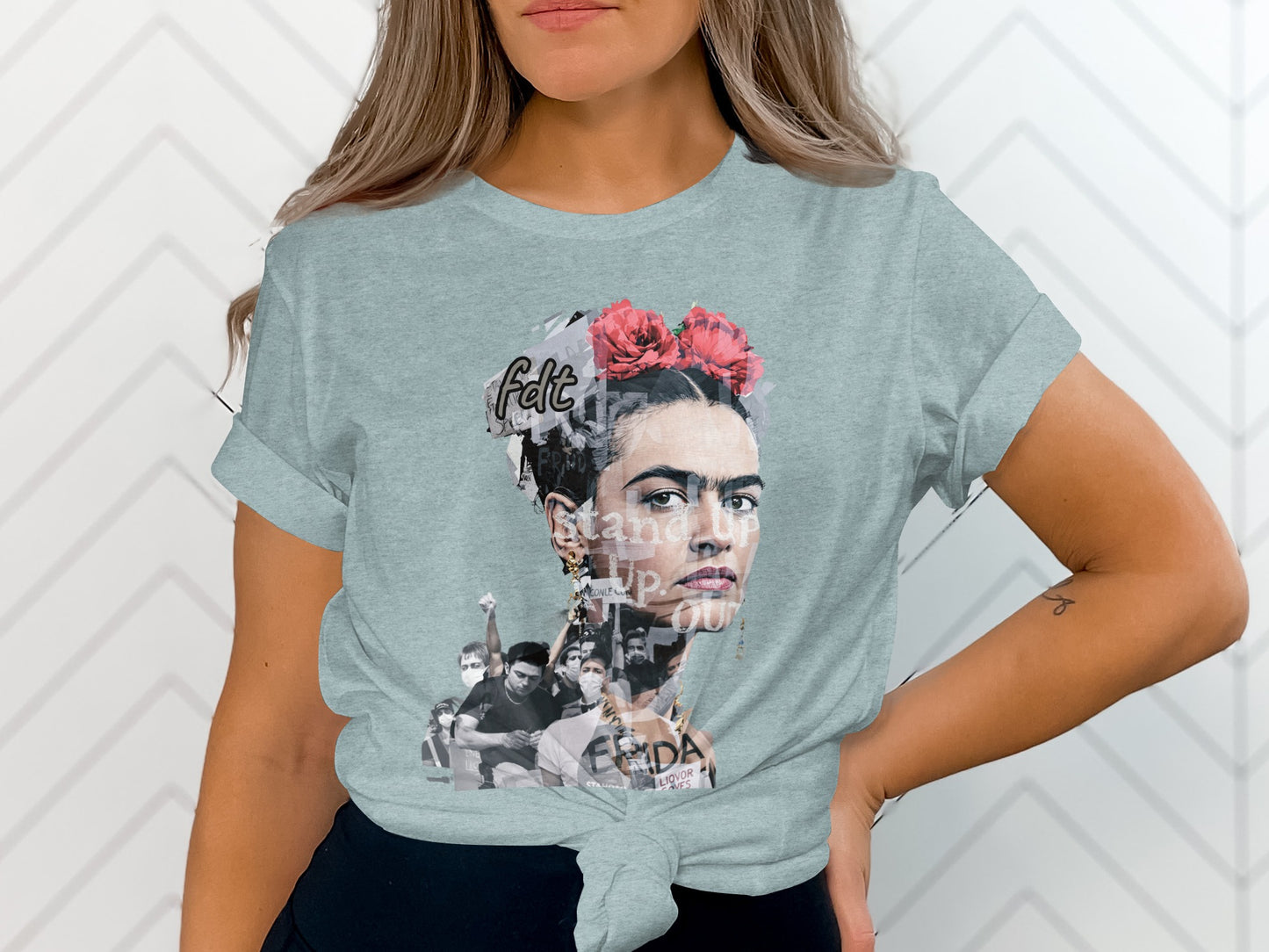 Stand Up Printed Artistic Graphic T-Shirt product type