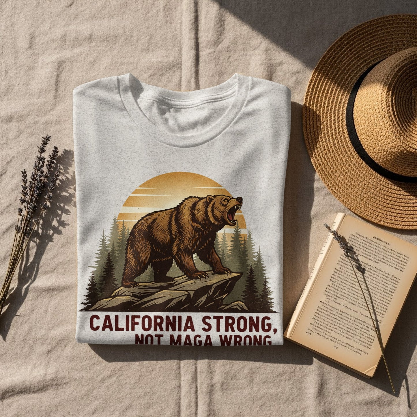 California Strong Not Maga Wrong T-shirt product