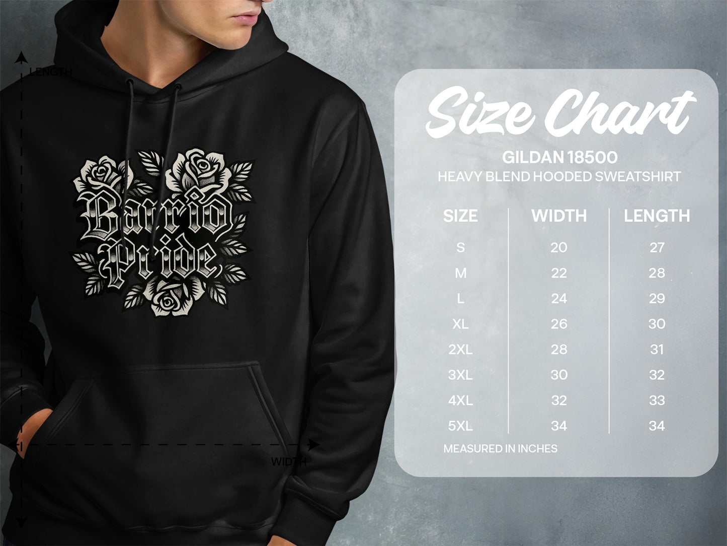 Barrio Pride Heavy Blend Hooded Sweatshirt product