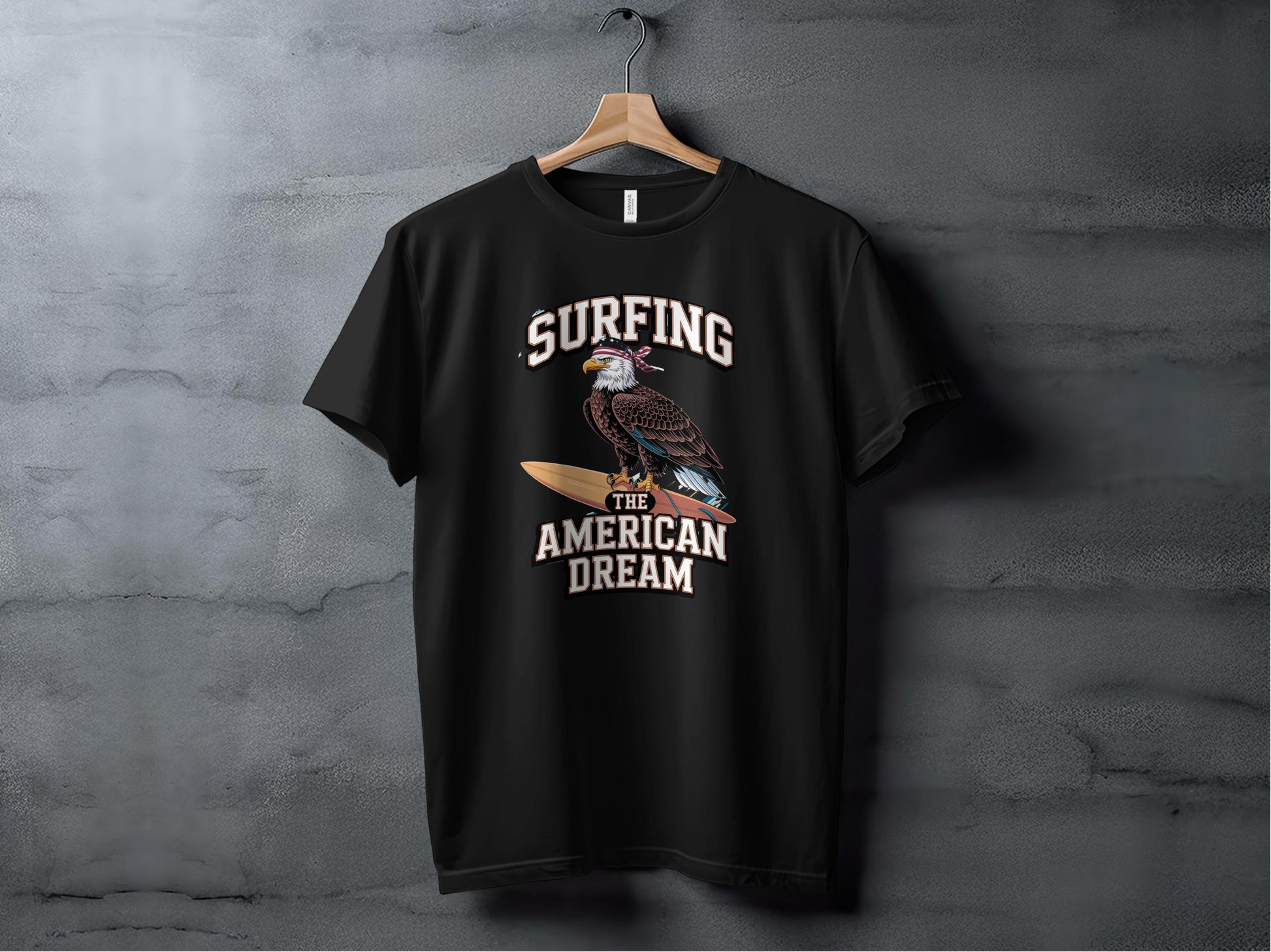 Surfing The American Dream Graphic T-Shirt product
