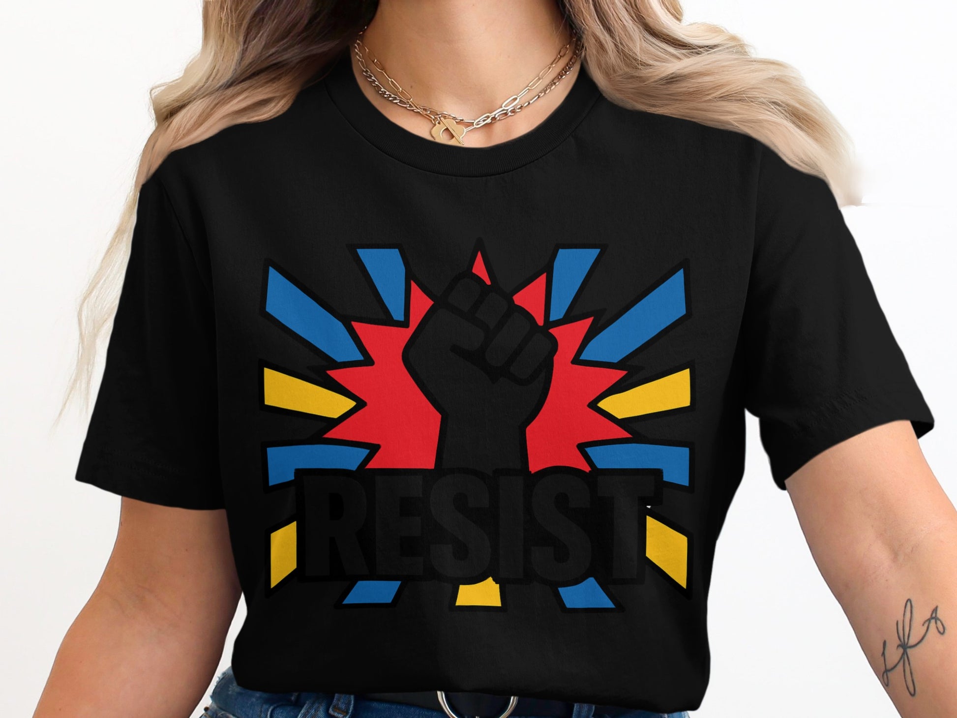Empowering Resist Fist Graphic Unisex T-Shirt product