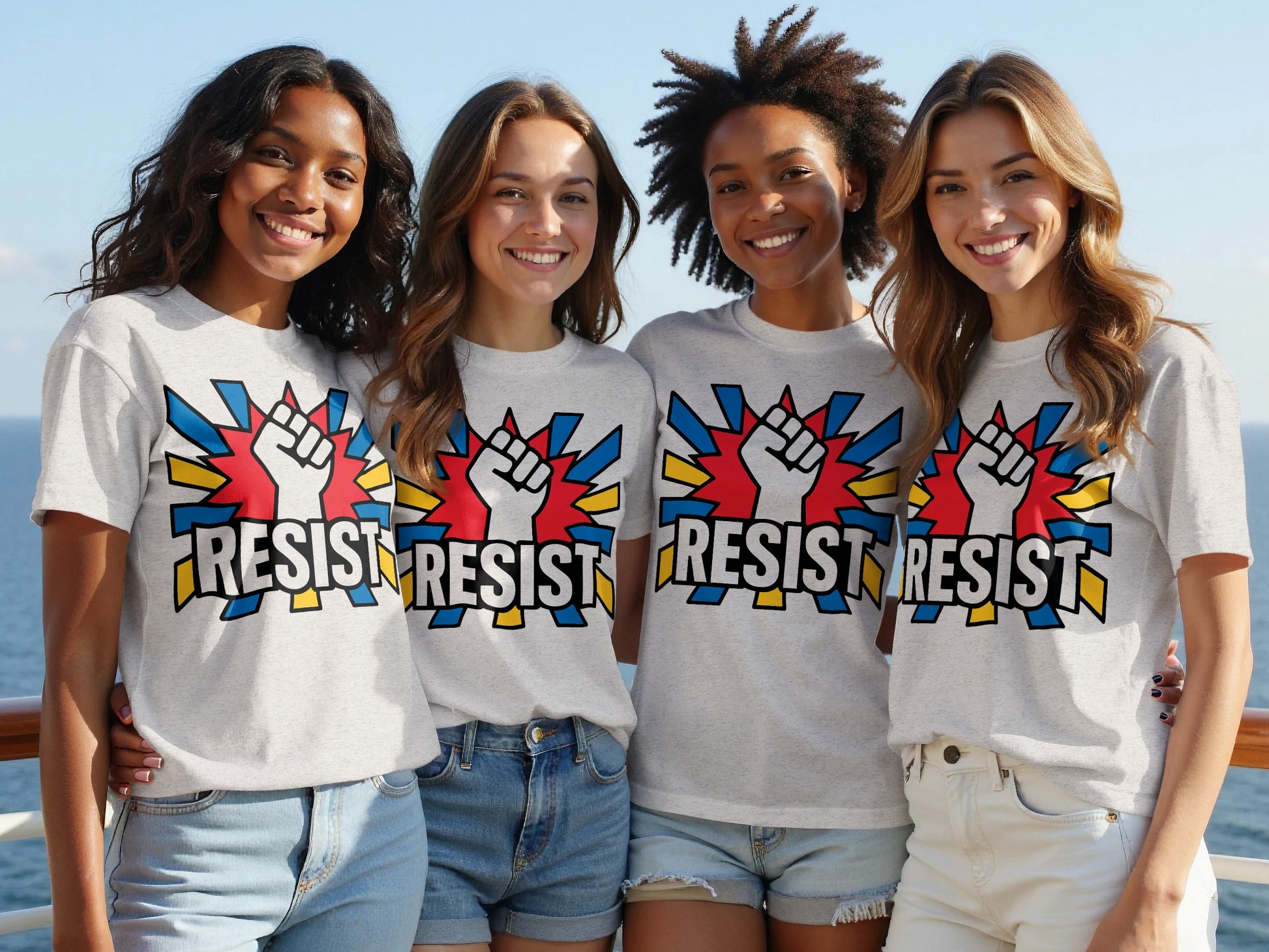 Resist Graphic Tee Design for Activism Product