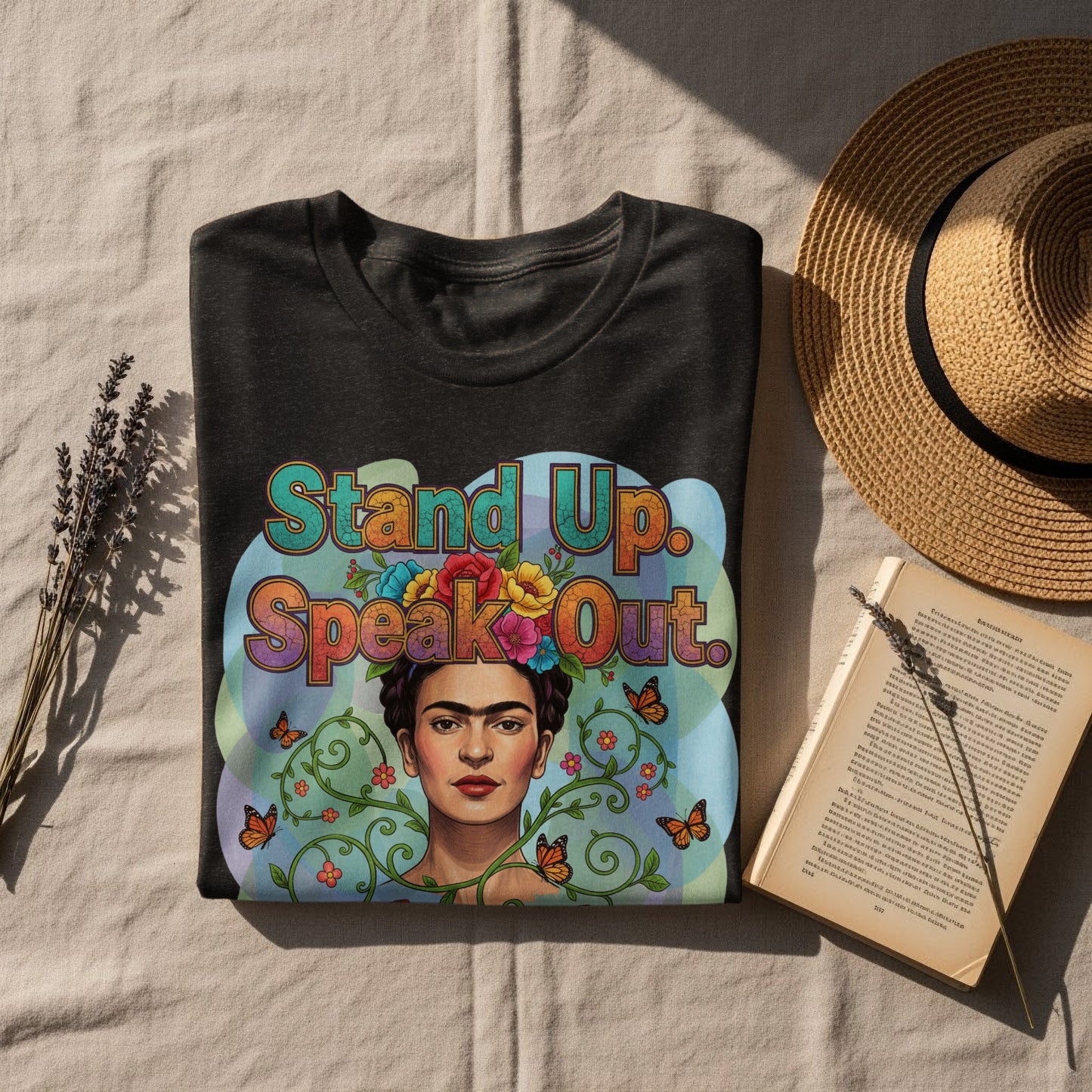 Stand Up Speak Out Colorful Graphic Shirt product