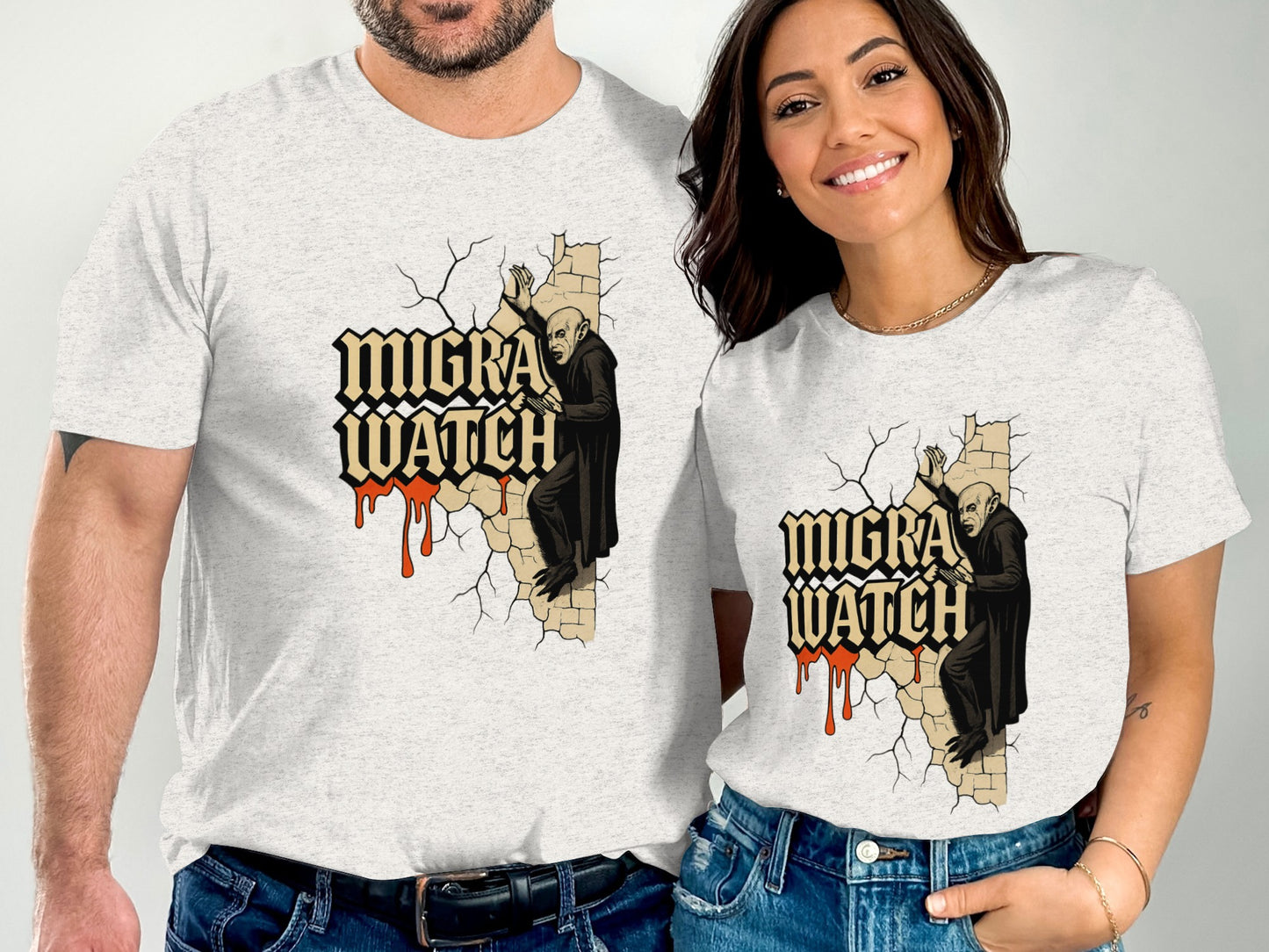 Migra Watch Graffiti Design Printed T-Shirt product type