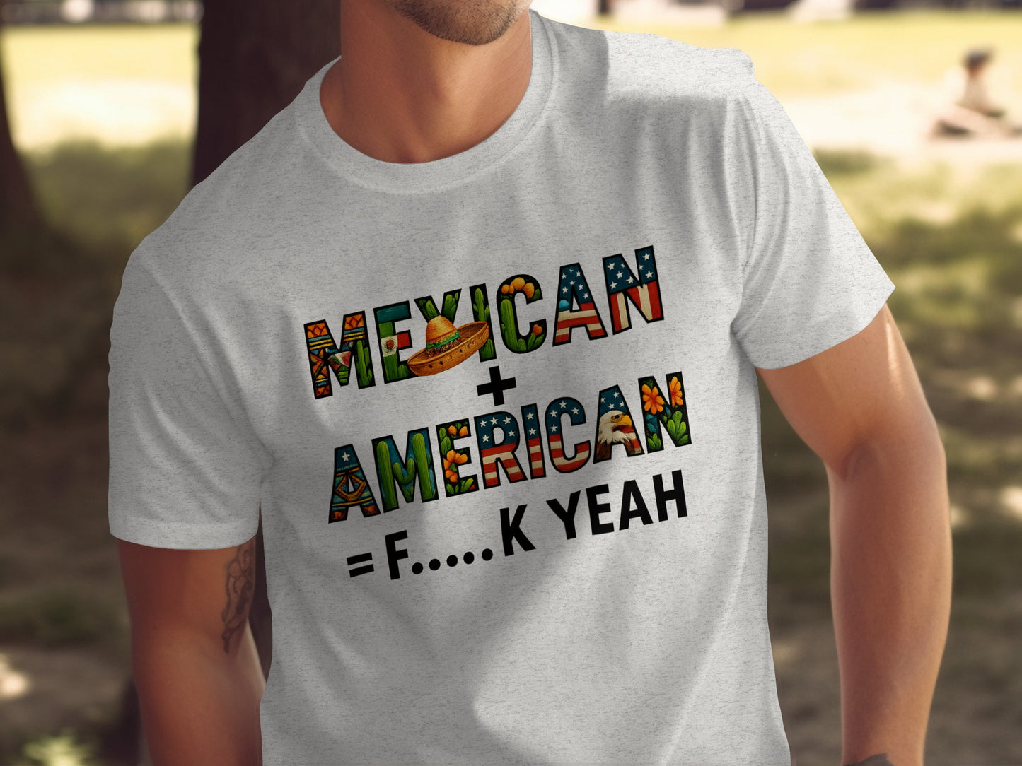 Mexican American F.... K Yeah Graphic T-Shirt product