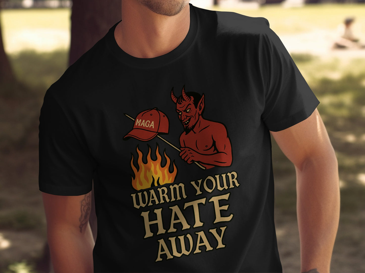 Warm Your Hate Away Graphic T-Shirt product type