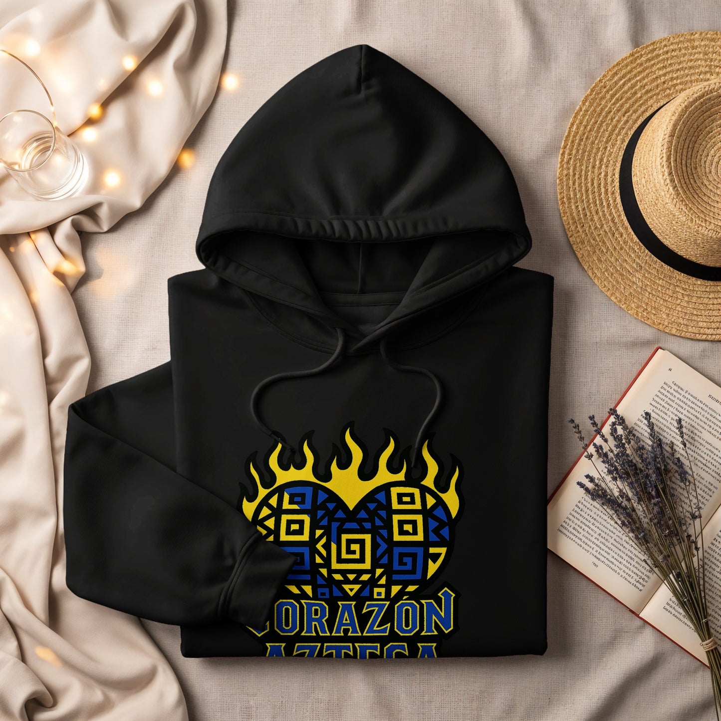Corazón Azteca Stylish Comfortable Hoodie product type