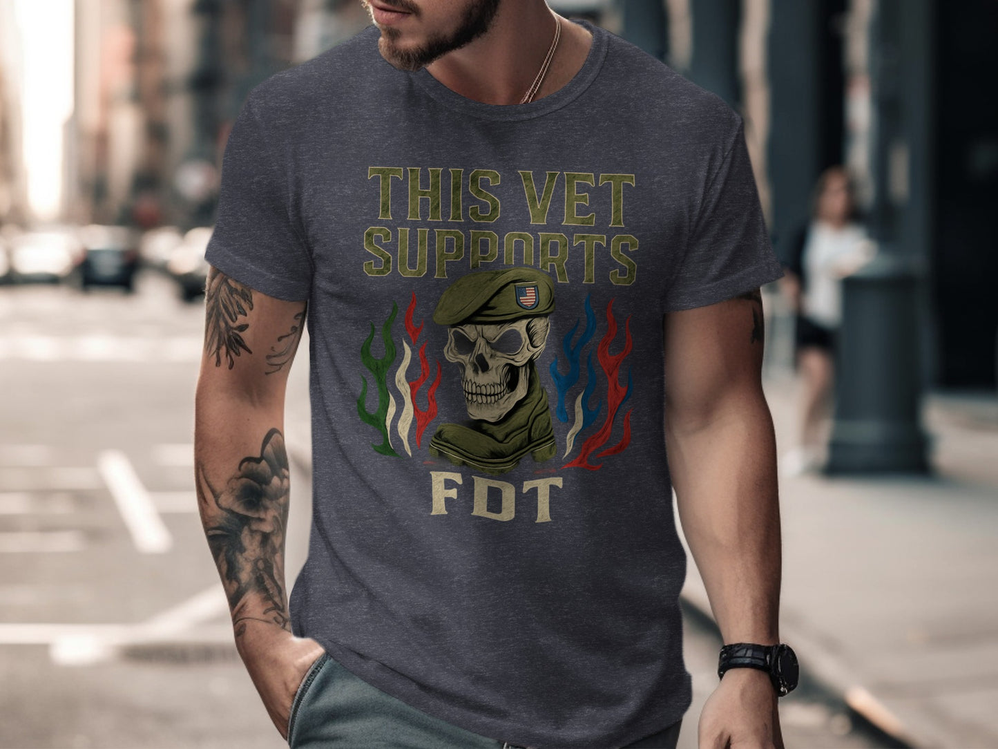 This Vet Supports FDT Graphic Tee product type
