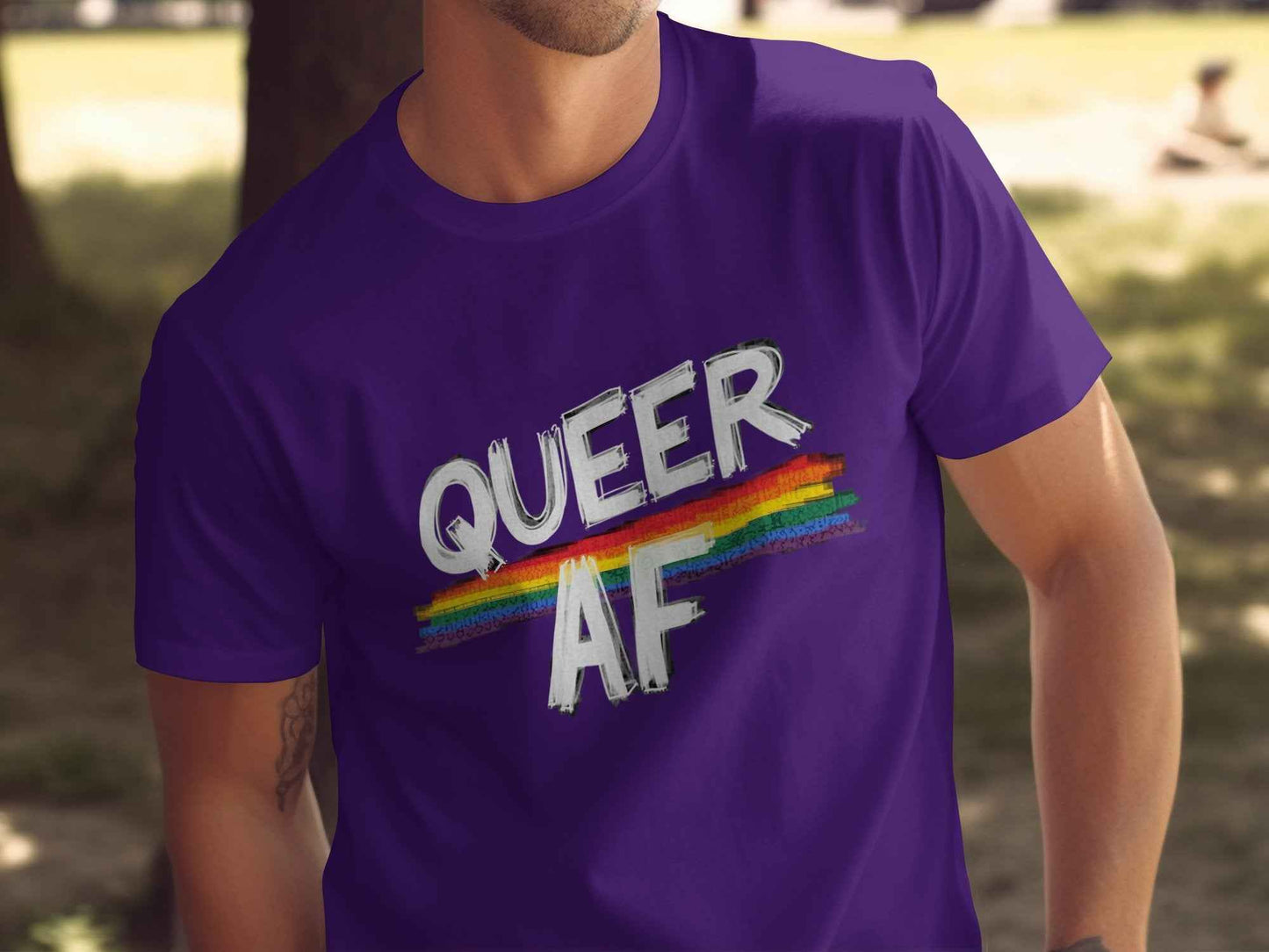 Pride Shirts - Vibrant Queer AF Design Tees for LGBTQ+ Support