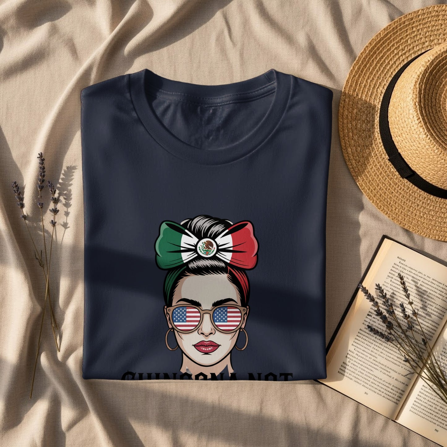 Chic Mexican-American Patriot Graphic Shirt product