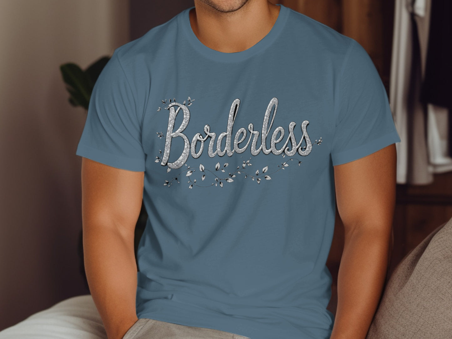 Borderless Graphic T-Shirt Unique Stylish Clothing product