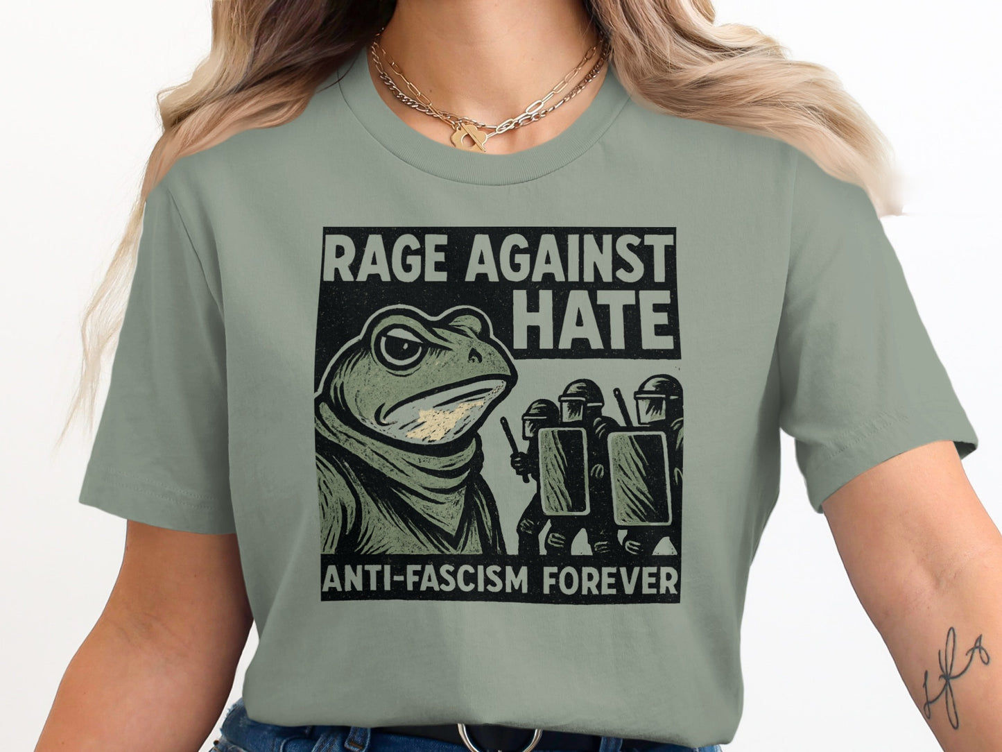 Rage Against Hate Anti-Fascism Forever Shirt