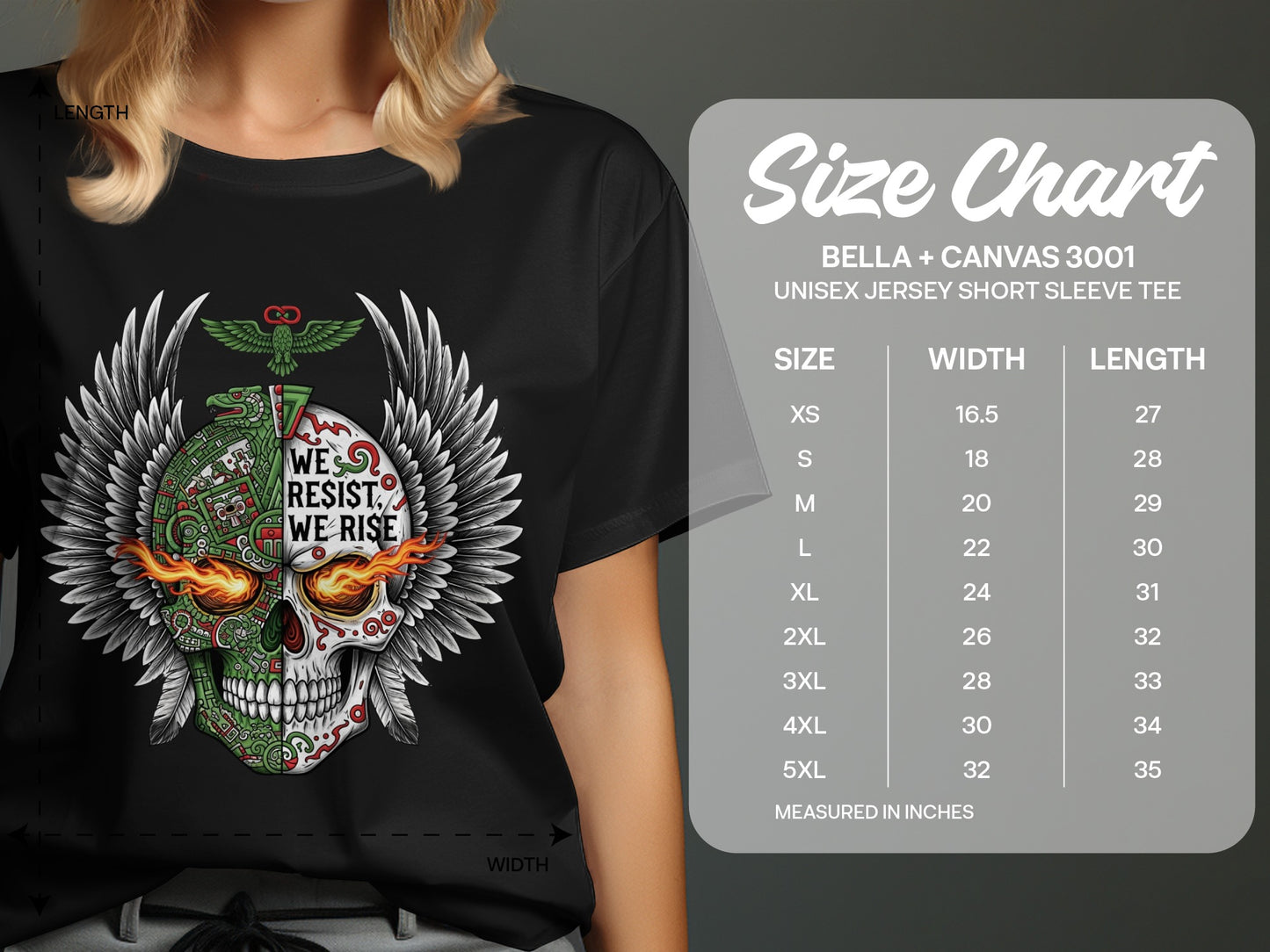 Artistic Skull Graphic Printed Short Sleeve Tee product