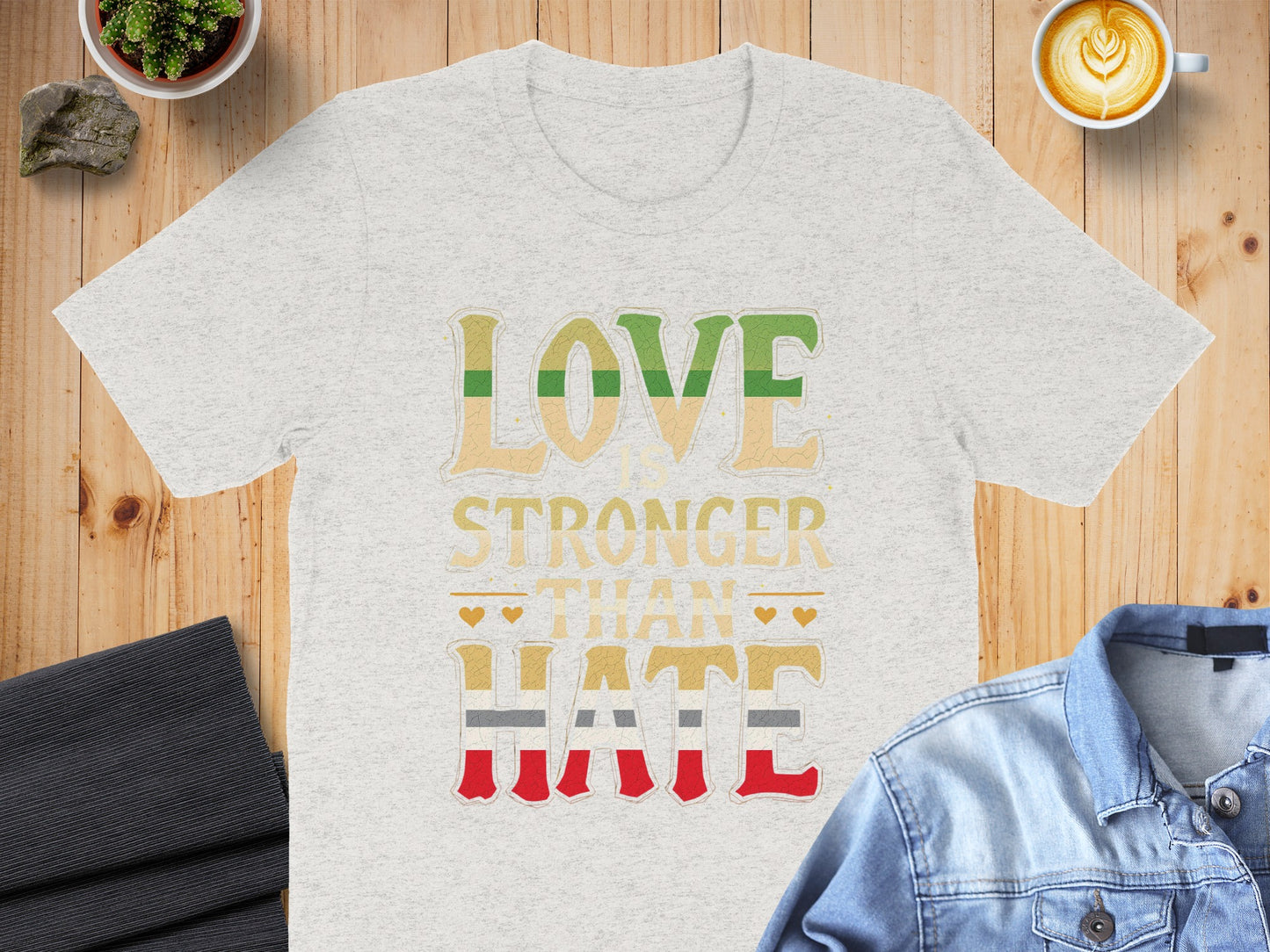 Love Stronger Than Hate Graphic T-Shirt product type