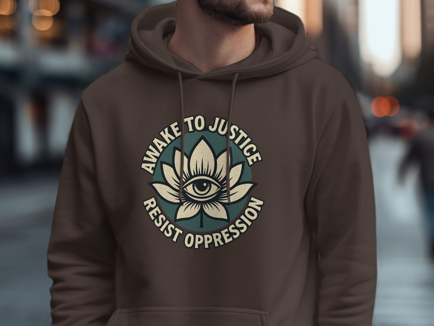 Awake to Justice Resist Oppression Hoodie product