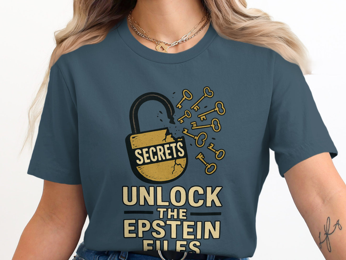 Unlock The Epstein Files Graphic T-Shirt product type