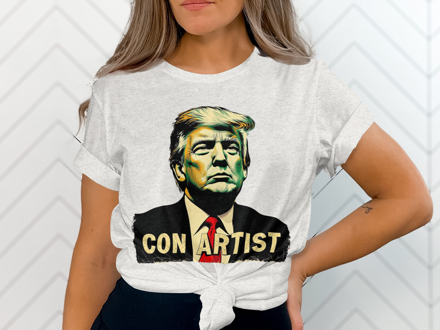 Con Artist Graphic Tee Statement Product