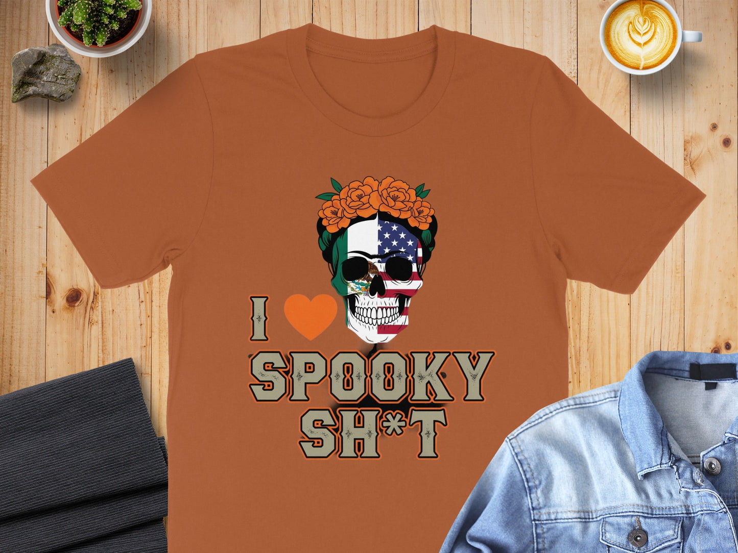I Love Spooky Sh*t Skeleton Graphic T-Shirt product type