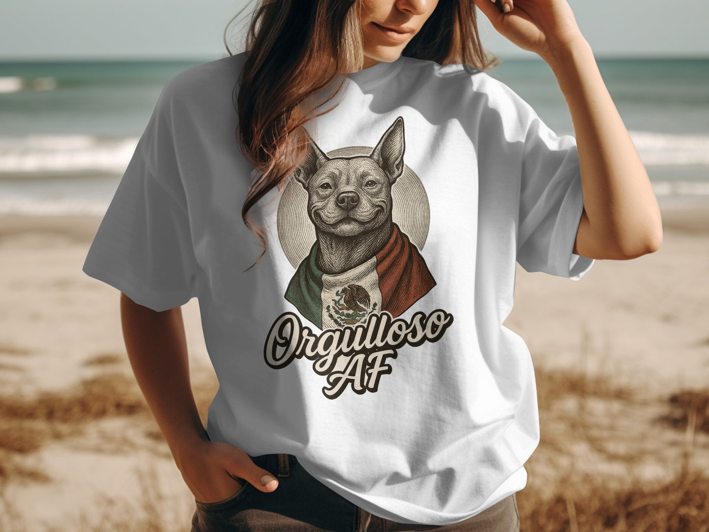 Orgulloso AF Dog Graphic Tee Trendy Apparel product type