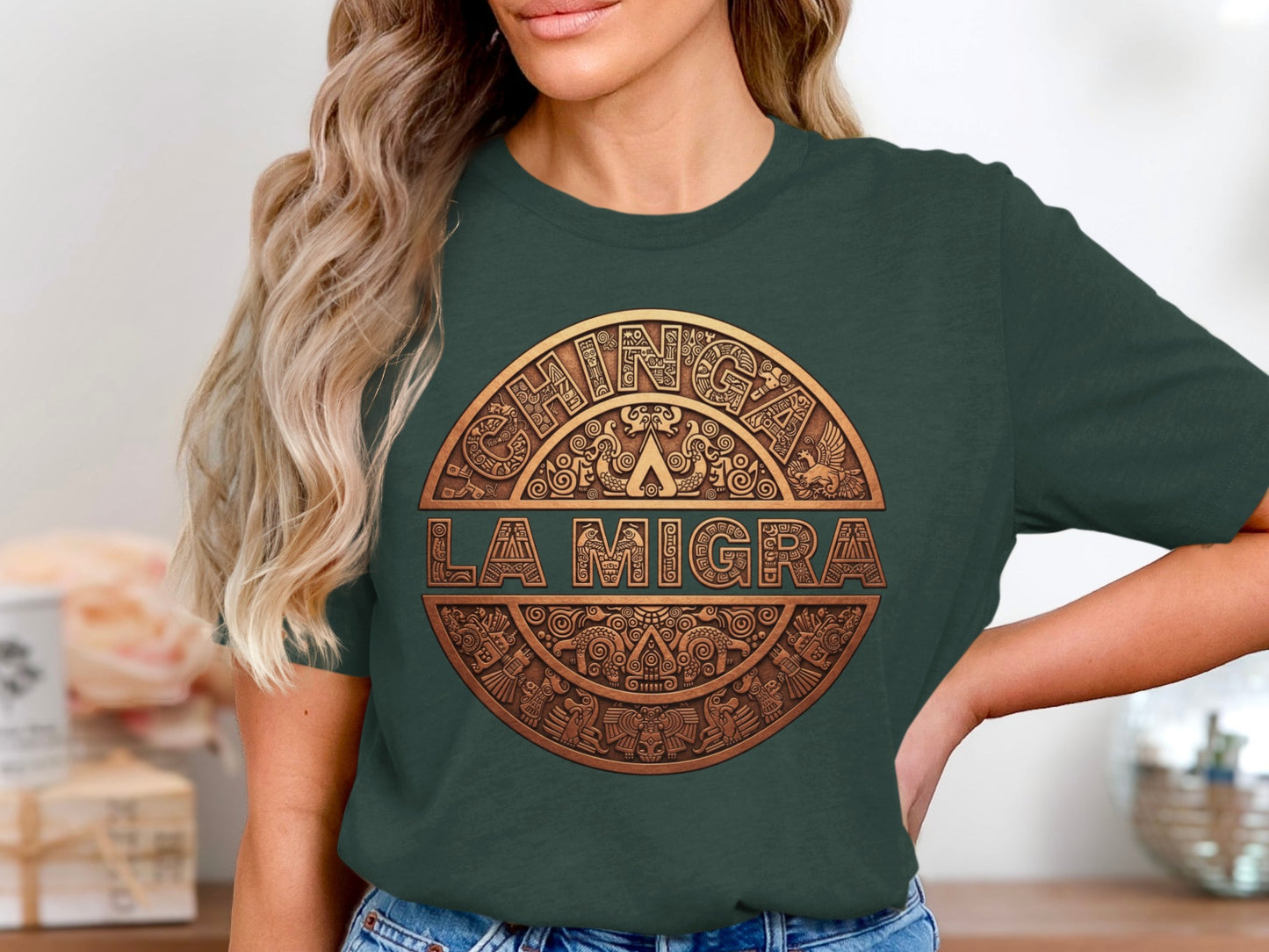 Chinga La Migra Stylish Unique Green Design product