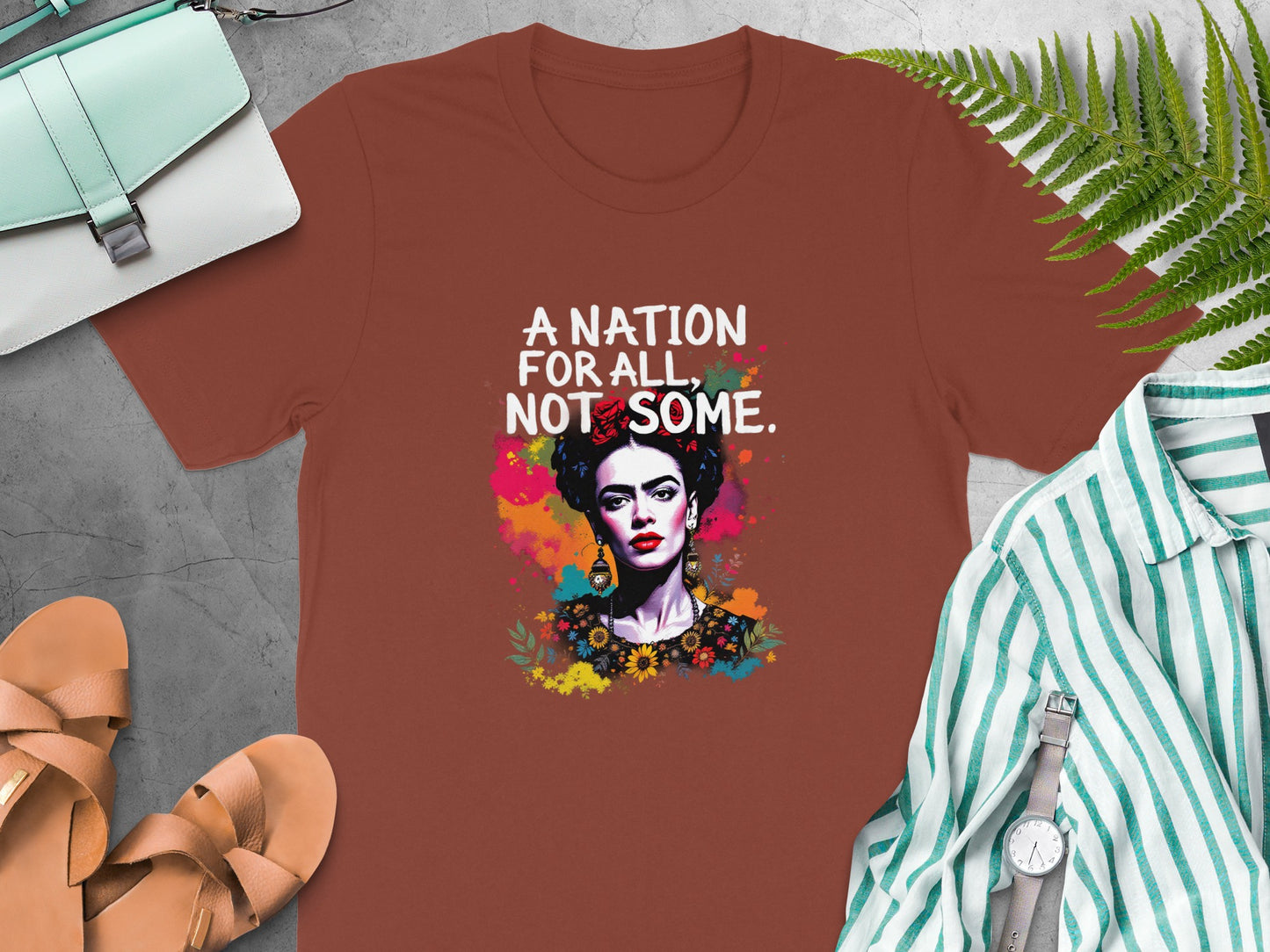 A Nation for All Not Some Artistic Graphic T-Shirt Product