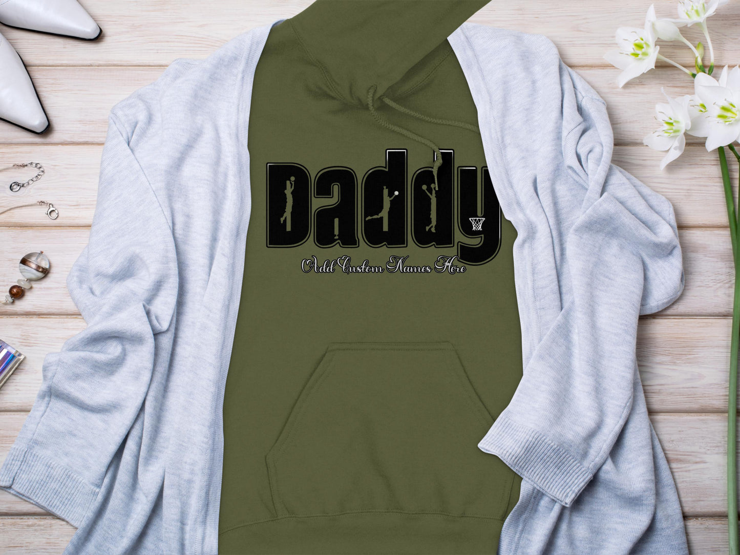 Daddy Old Town Names Here Hoodie product