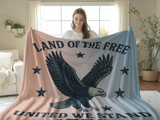 Land of the Free United We Stand Blanket product
