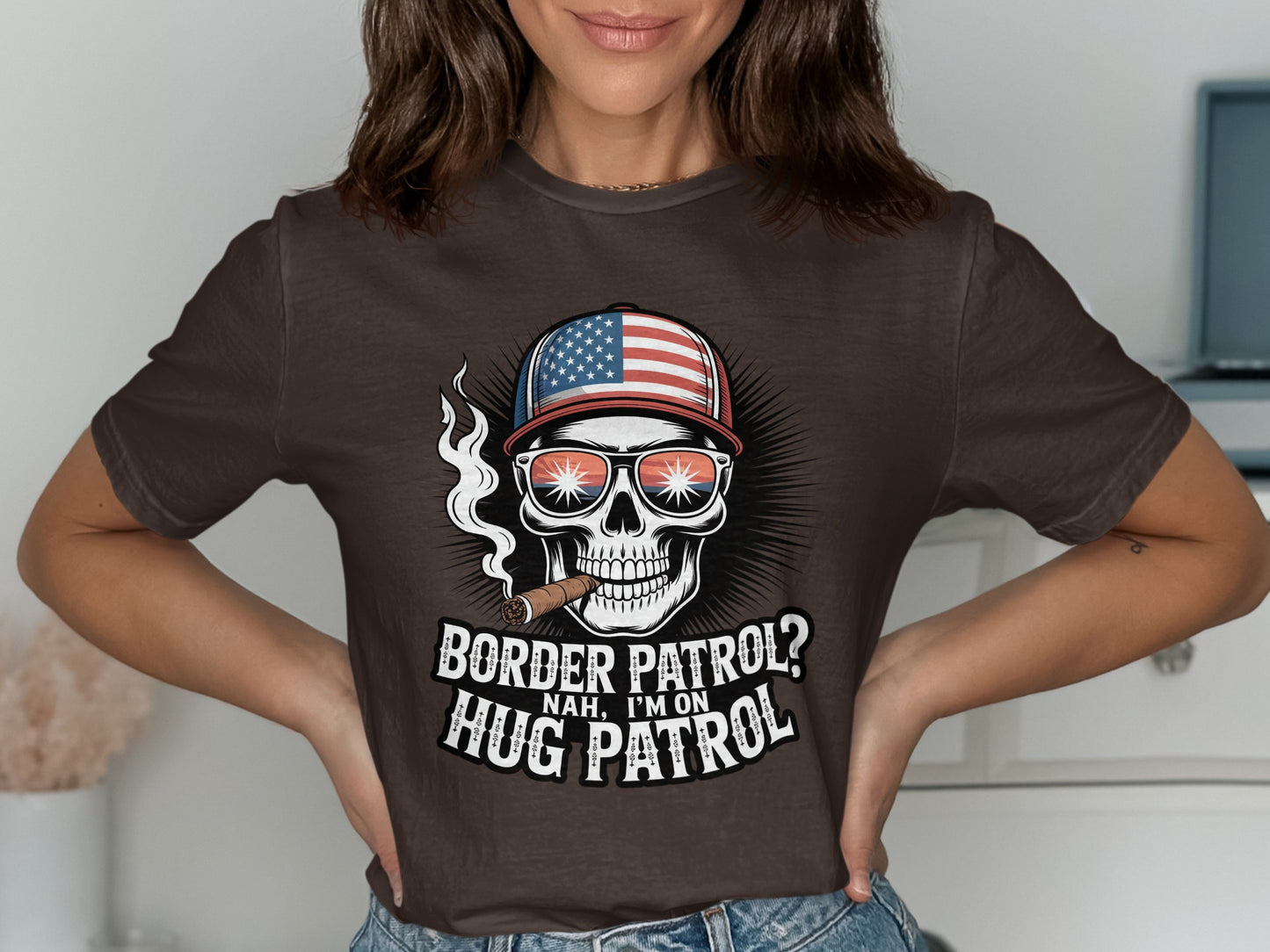 Border Patrol Nah I'm On Hug Patrol T-shirt product