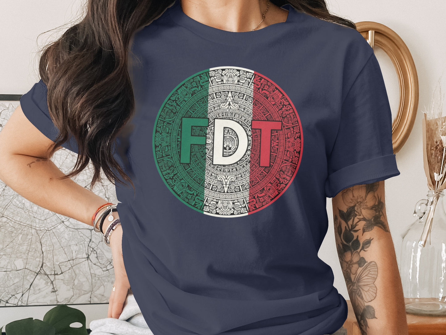 FDT Tribal Inspired Design Casual Top product