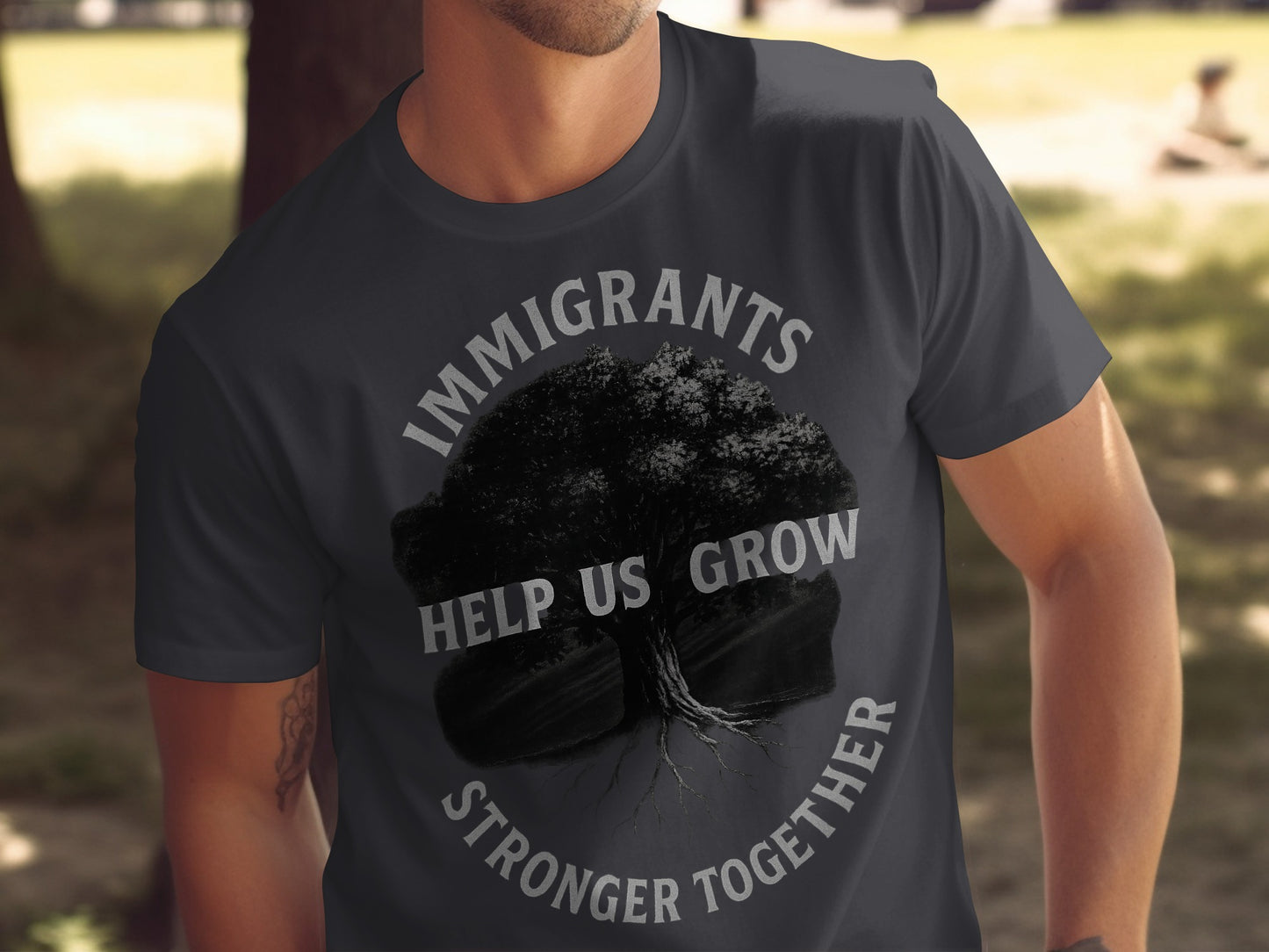 Immigrants Help Us Grow Stronger Together T-shirt product